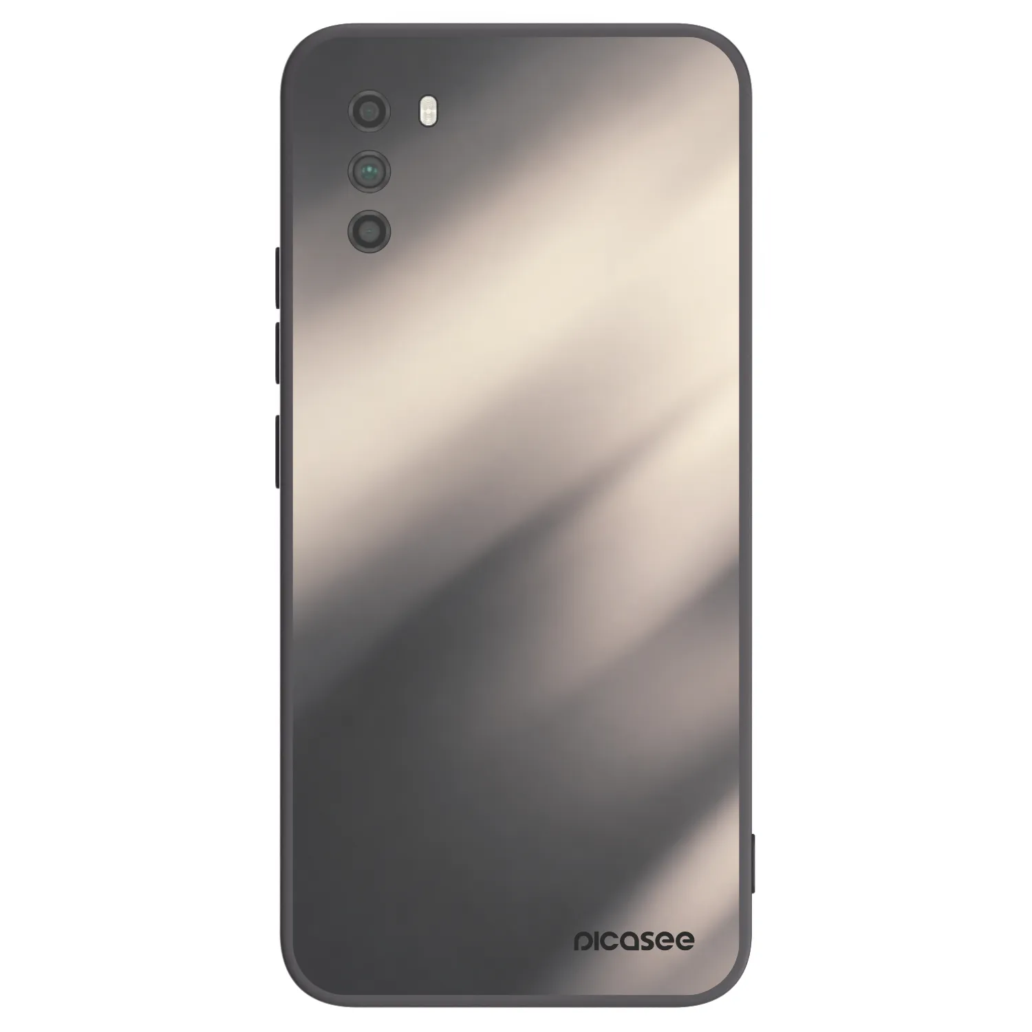 Picasee silikonowe czarne etui na Xiaomi Poco M3 - Smoky Beige