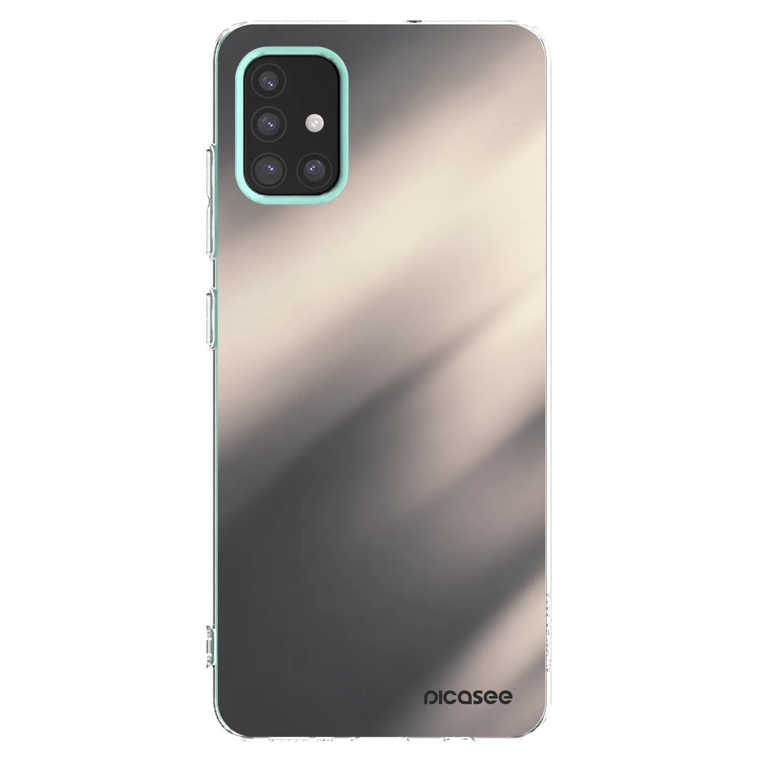 Picasee silikonowe przeźroczyste etui na Samsung Galaxy M31s - Smoky Beige
