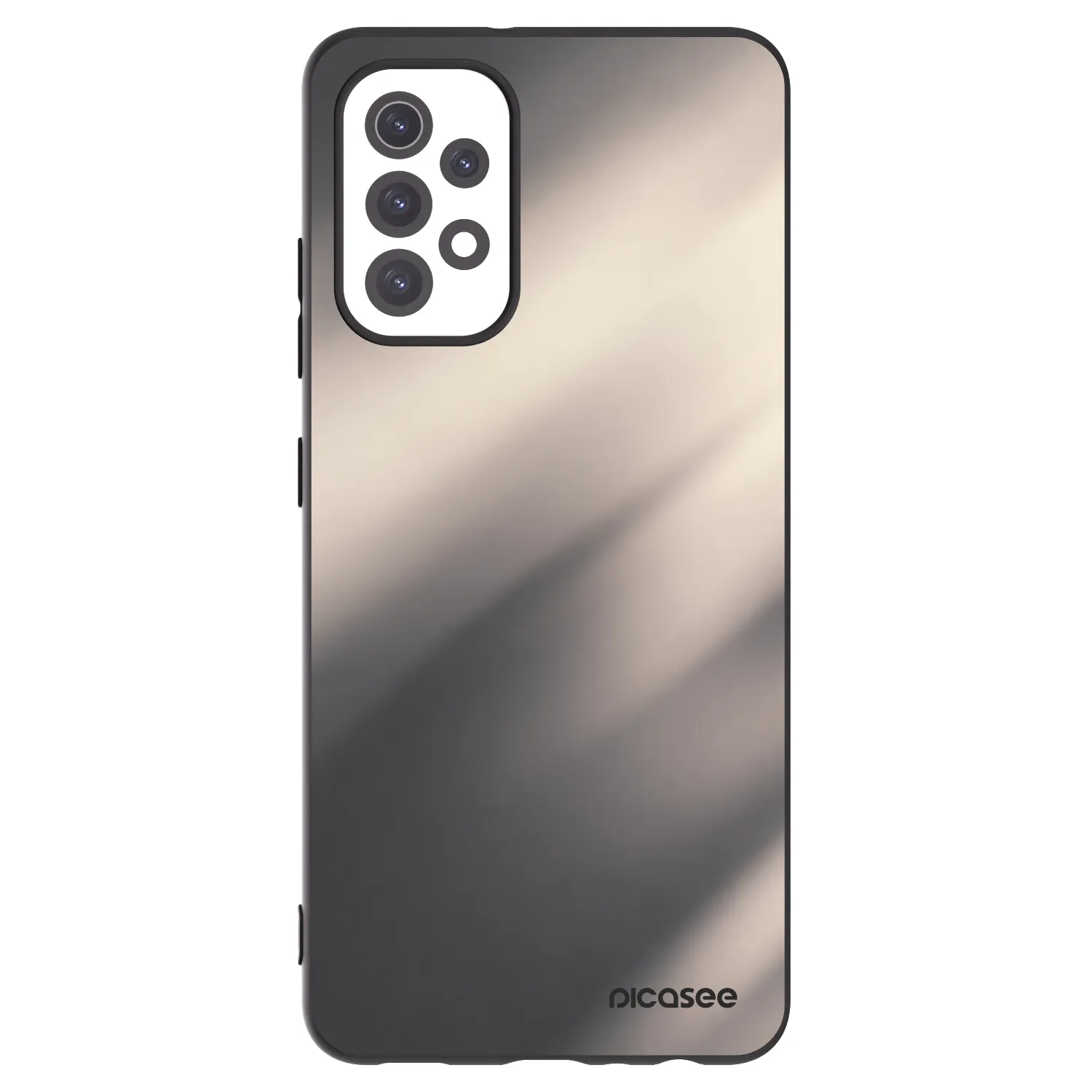 Picasee silikonowe czarne etui na Samsung Galaxy A32 5G A326B - Smoky Beige