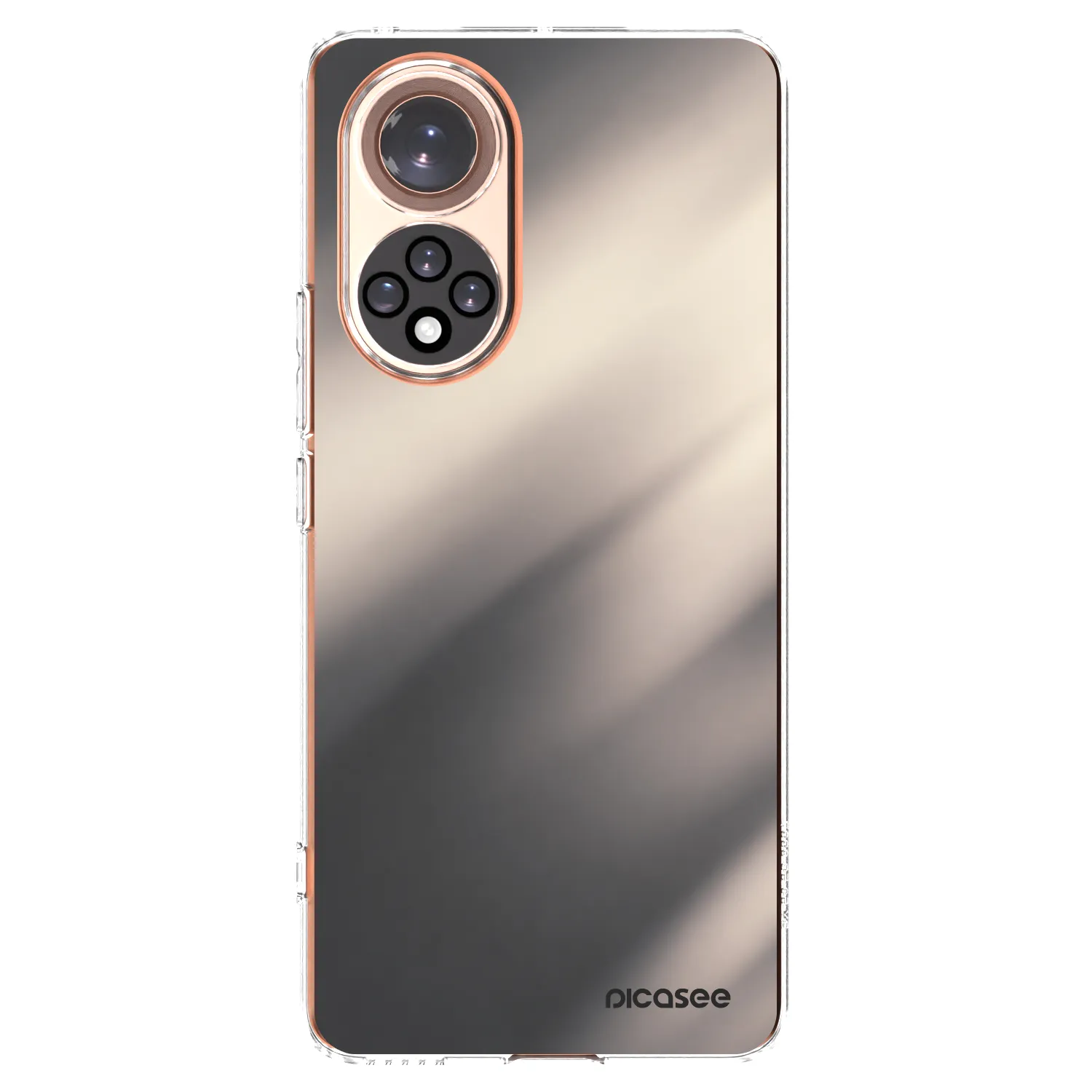 Picasee silikonowe przeźroczyste etui na Huawei Nova 9 - Smoky Beige