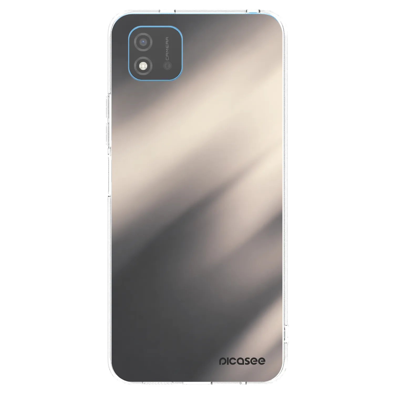 Picasee silikonowe przeźroczyste etui na Realme C11 (2021) - Smoky Beige