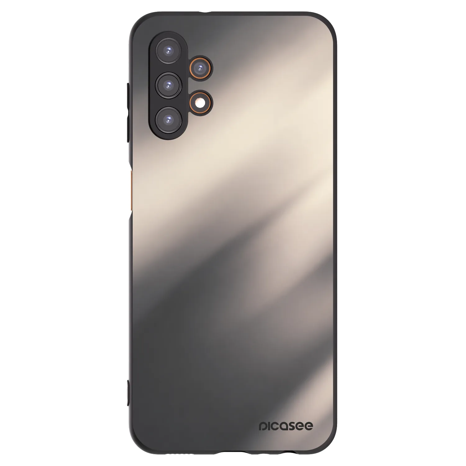 Picasee silikonowe czarne etui na Samsung Galaxy A13 4G A135 - Smoky Beige