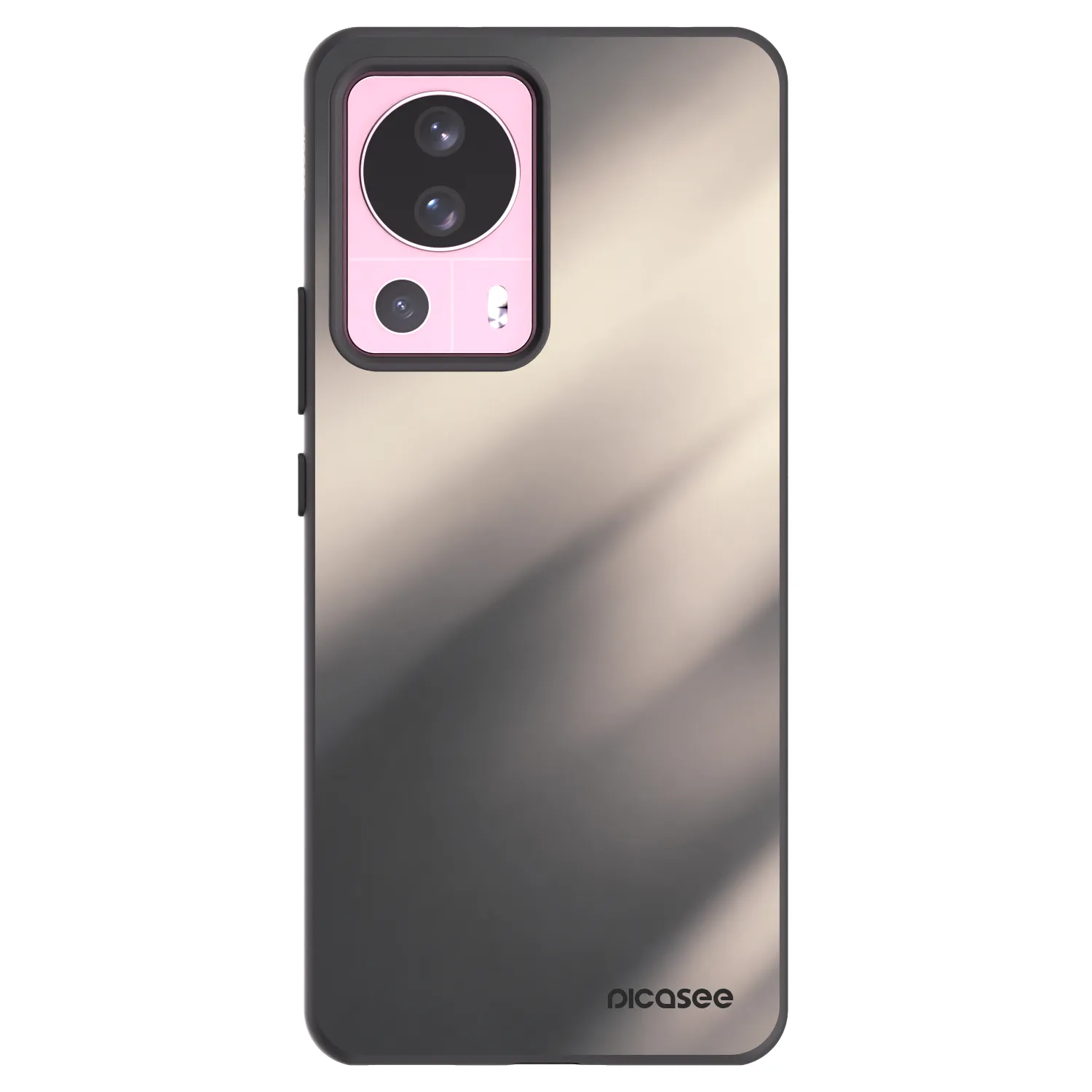 Picasee silikonowe czarne etui na Xiaomi 13 Lite - Smoky Beige
