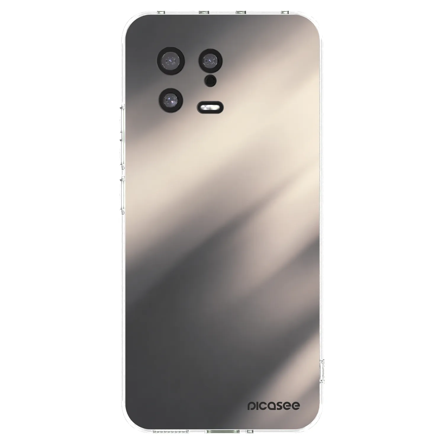 Picasee silikonowe przeźroczyste etui na Xiaomi 13 - Smoky Beige