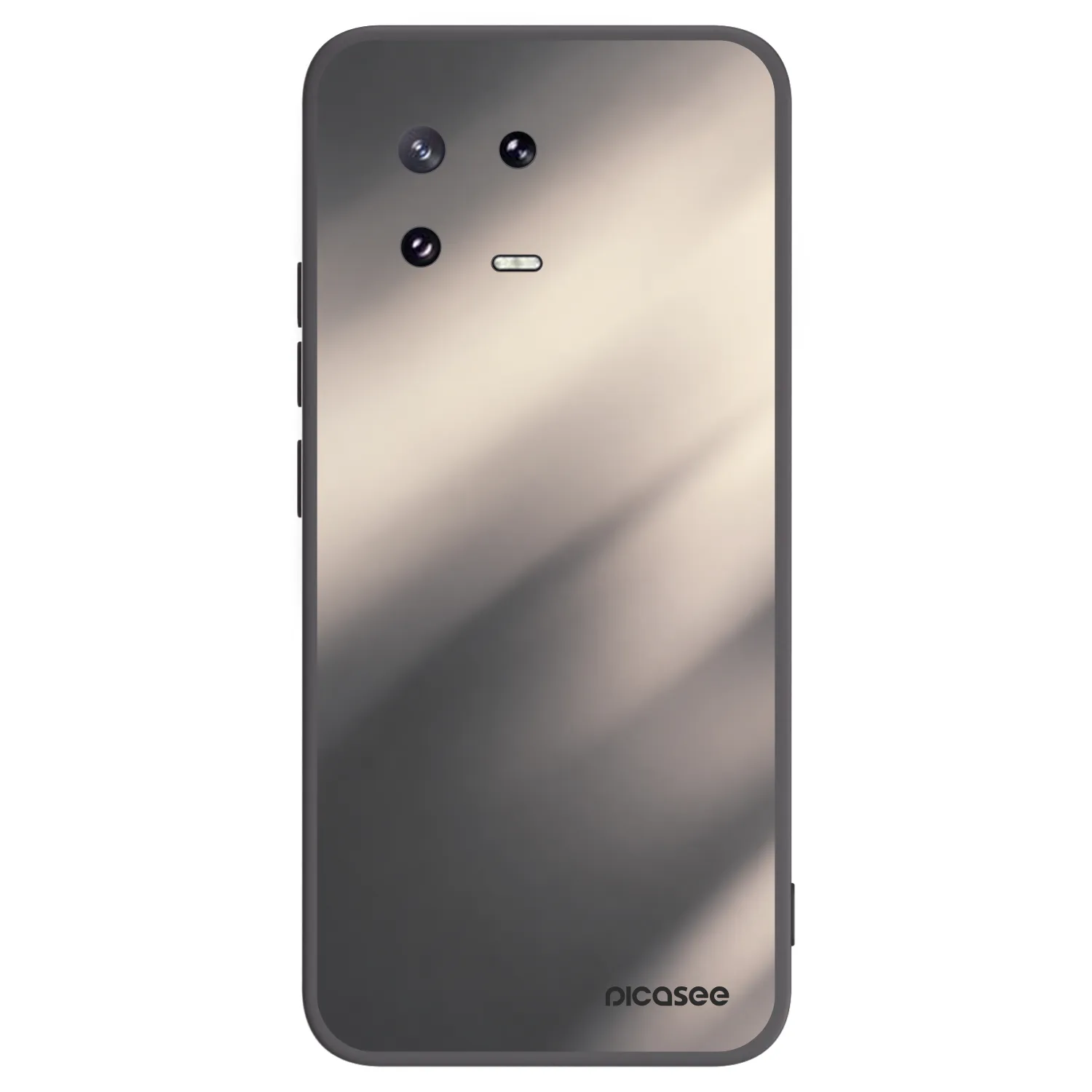 Picasee silikonowe czarne etui na Xiaomi 13 Pro - Smoky Beige
