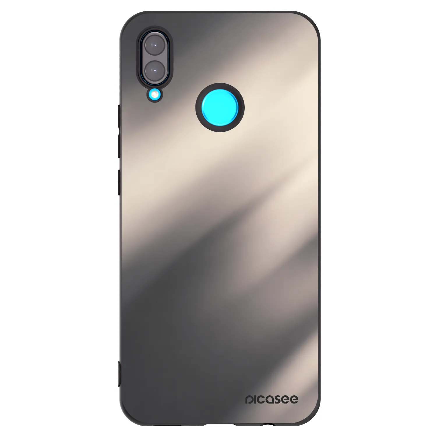Picasee silikonowe czarne etui na Huawei Nova 3i - Smoky Beige