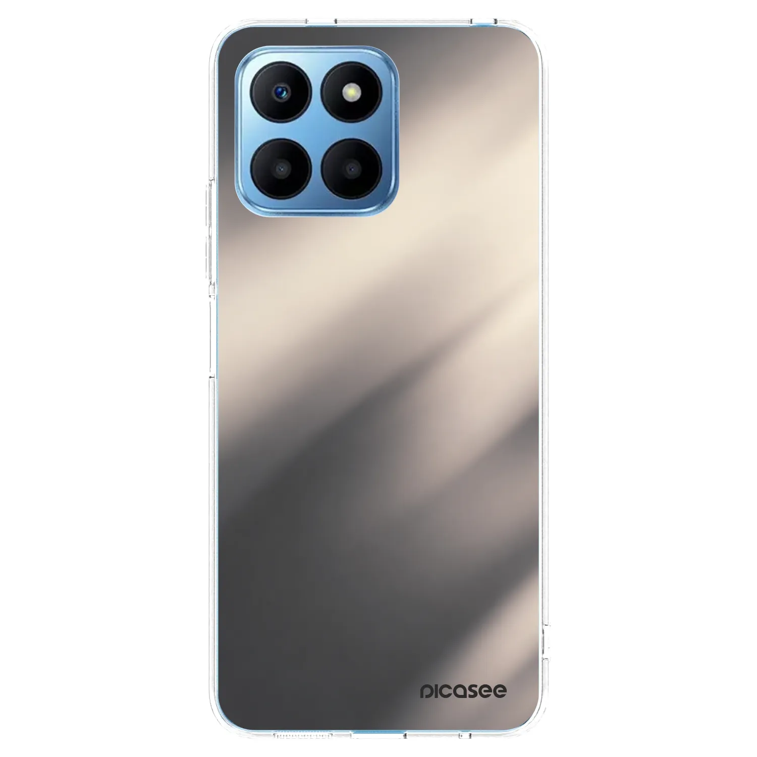 Picasee silikonowe przeźroczyste etui na Honor 70 Lite - Smoky Beige