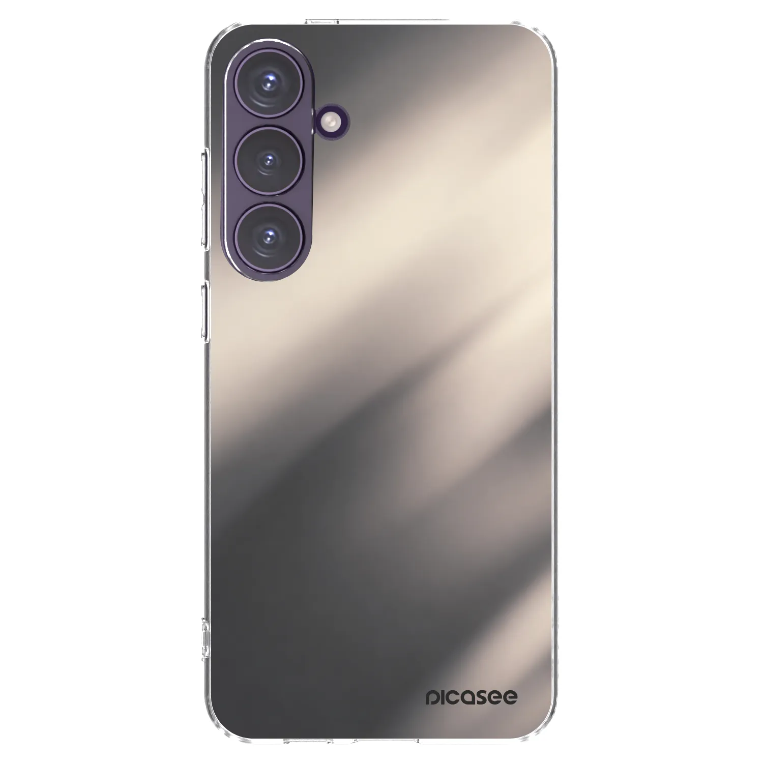 Picasee silikonowe przeźroczyste etui na Samsung Galaxy S24+ S926B 5G - Smoky Beige