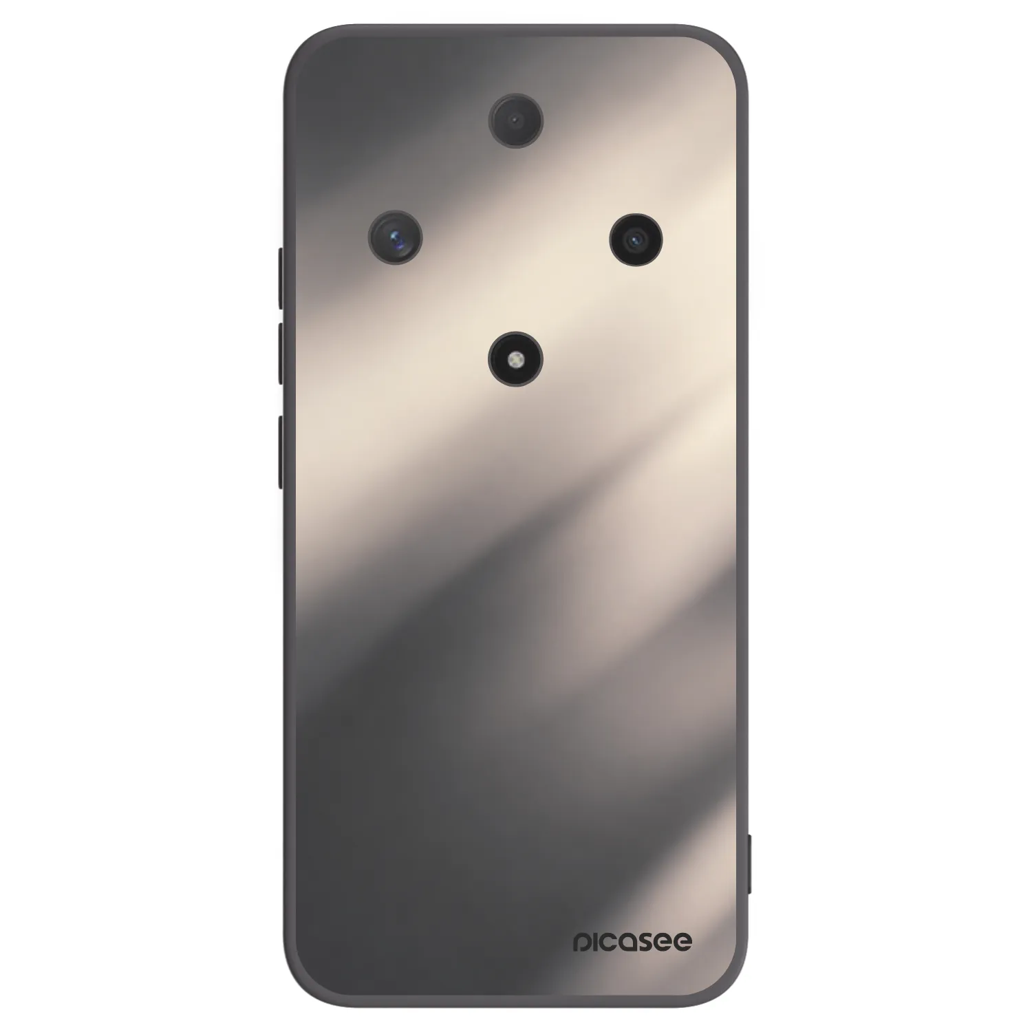 Picasee silikonowe czarne etui na Honor Magic6 Lite 5G - Smoky Beige