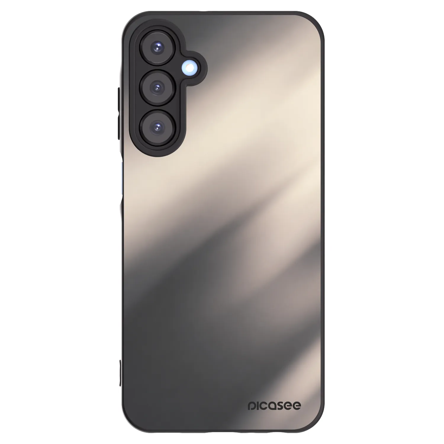 Picasee silikonowe czarne etui na Samsung Galaxy A25 A256B 5G - Smoky Beige
