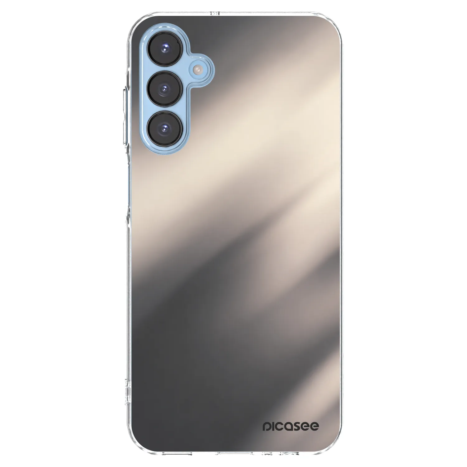 Picasee silikonowe przeźroczyste etui na Samsung Galaxy A15 A156B 5G - Smoky Beige