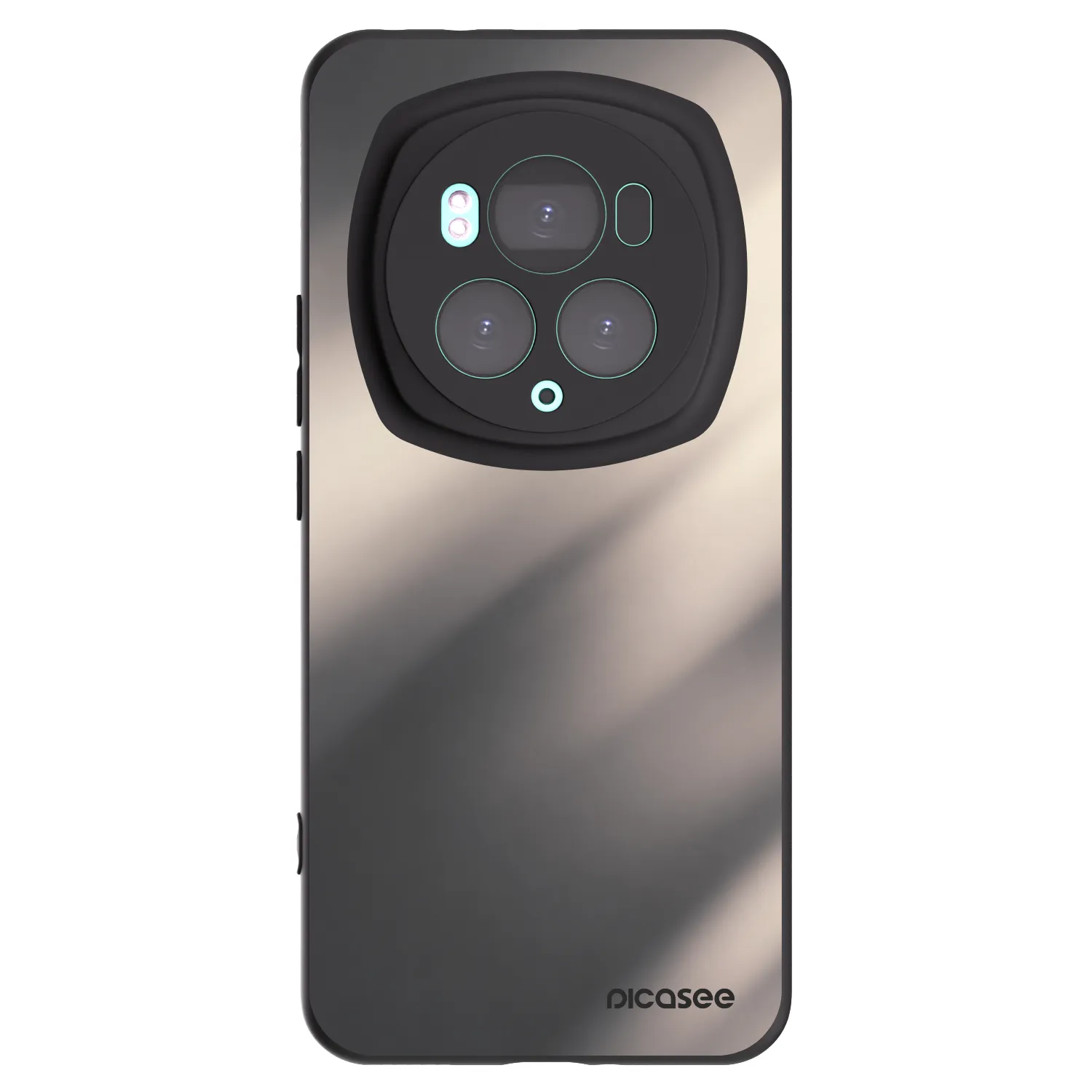 Picasee silikonowe czarne etui na Honor Magic6 Pro - Smoky Beige