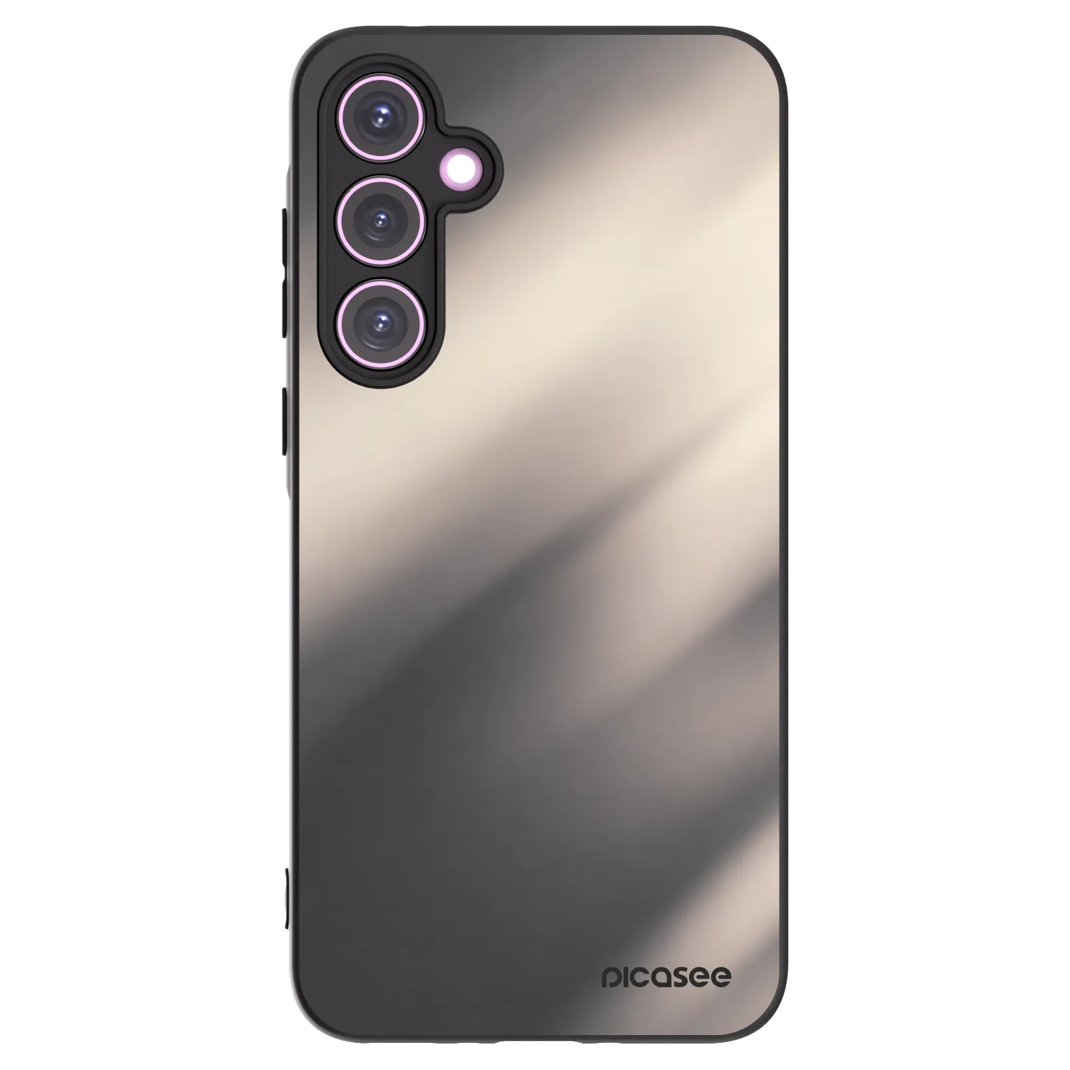 Picasee silikonowe czarne etui na Samsung Galaxy A35 5G A356B - Smoky Beige
