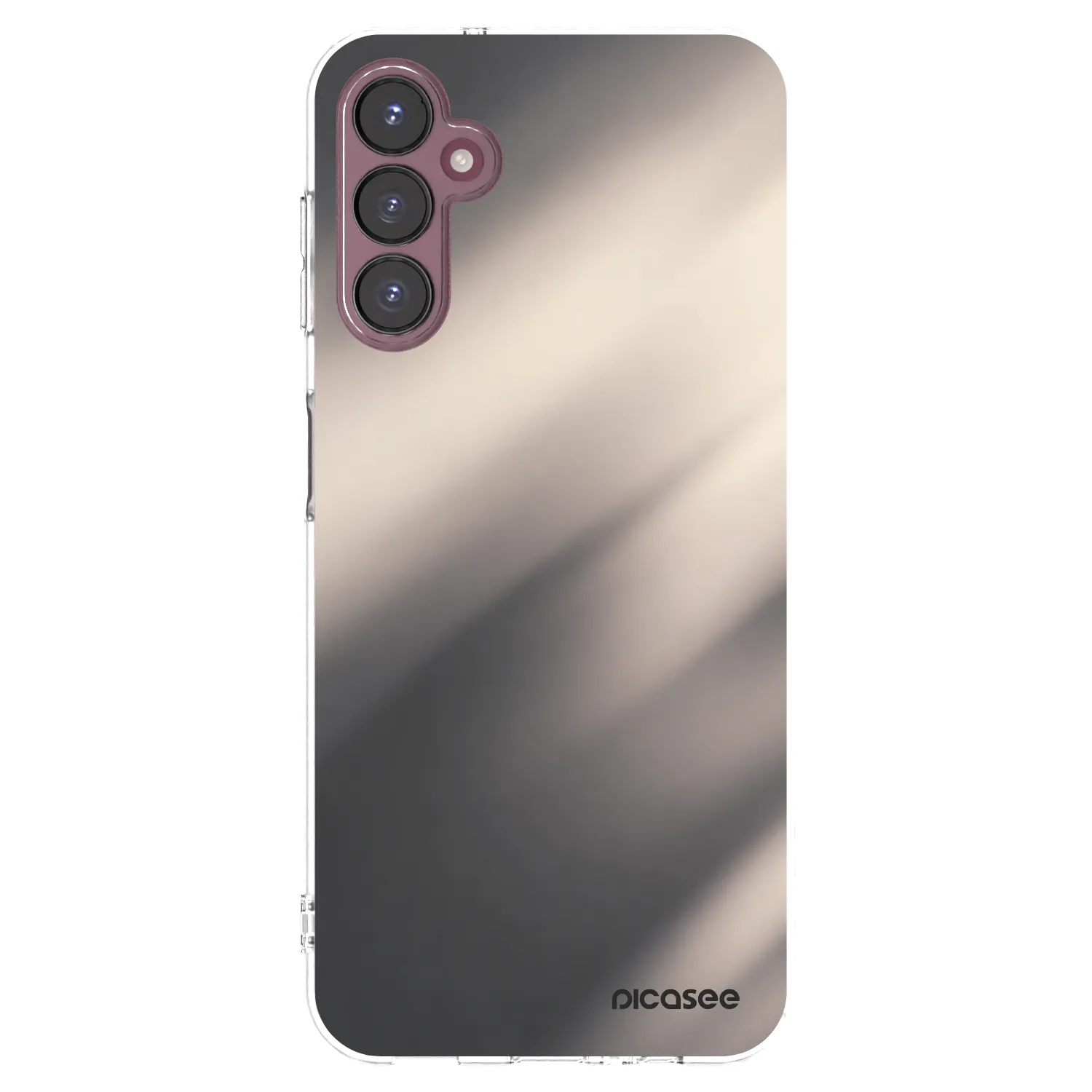 Picasee silikonowe przeźroczyste etui na Samsung Galaxy A05s A057G - Smoky Beige