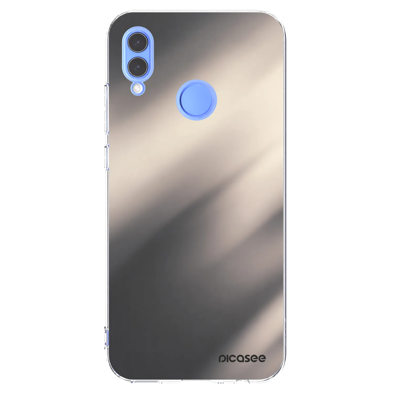 Picasee silikonowe przeźroczyste etui na Huawei P Smart 2019 - Smoky Beige