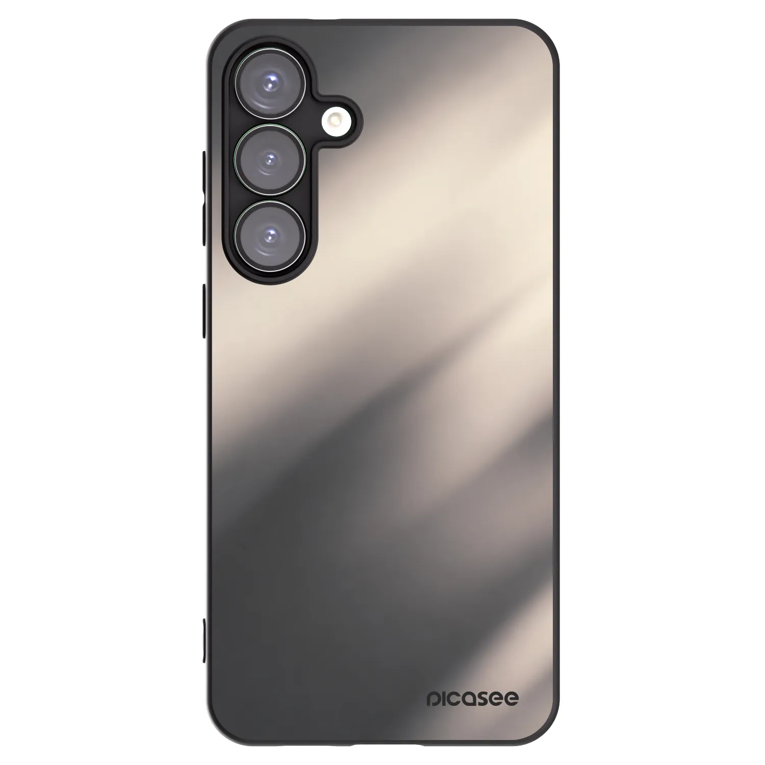 Picasee silikonowe czarne etui na Samsung Galaxy S25+ 5G - Smoky Beige