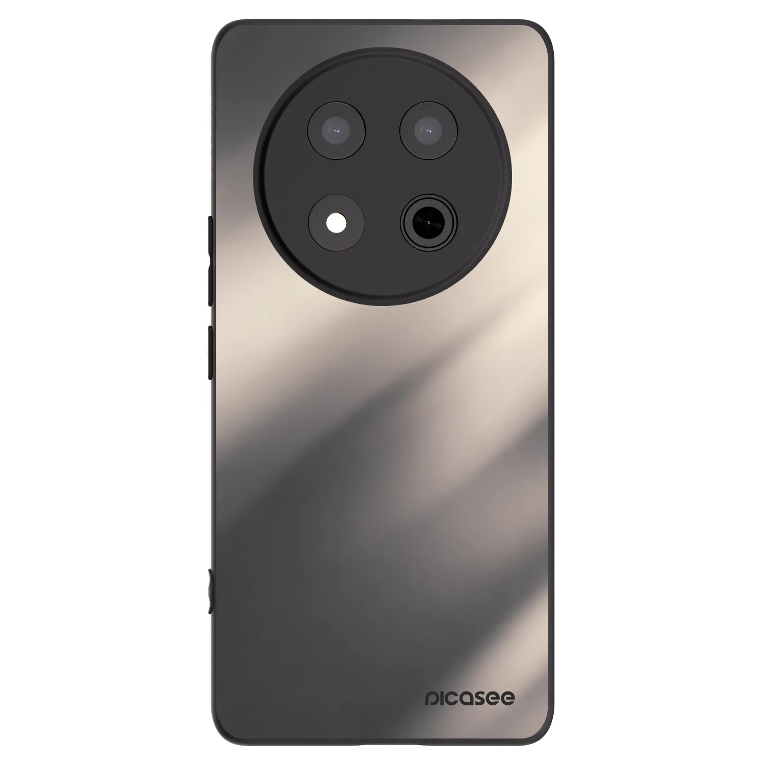 Picasee silikonowe czarne etui na Honor Magic7 Lite 5G - Smoky Beige