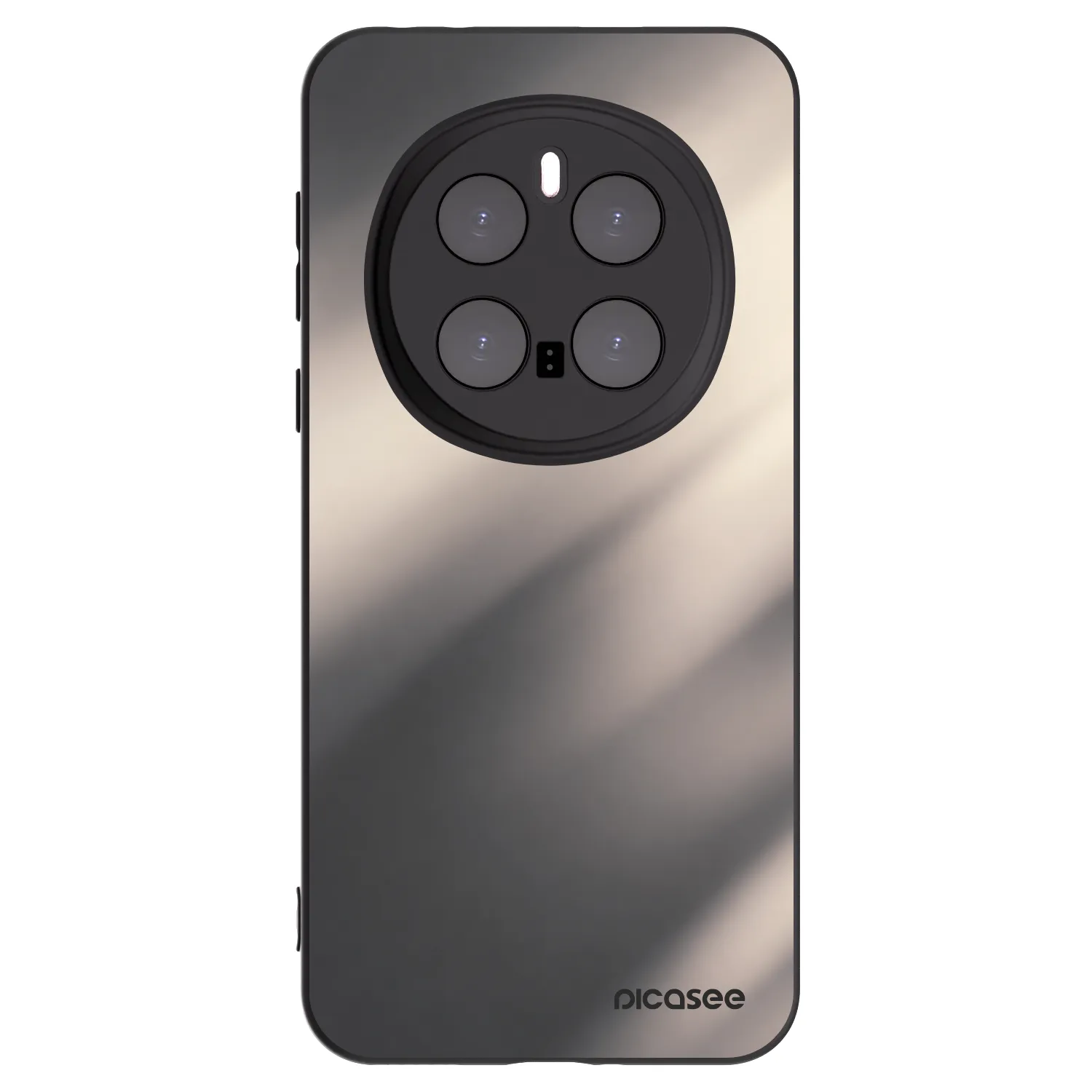 Picasee silikonowe czarne etui na Honor Magic7 Pro 5G - Smoky Beige