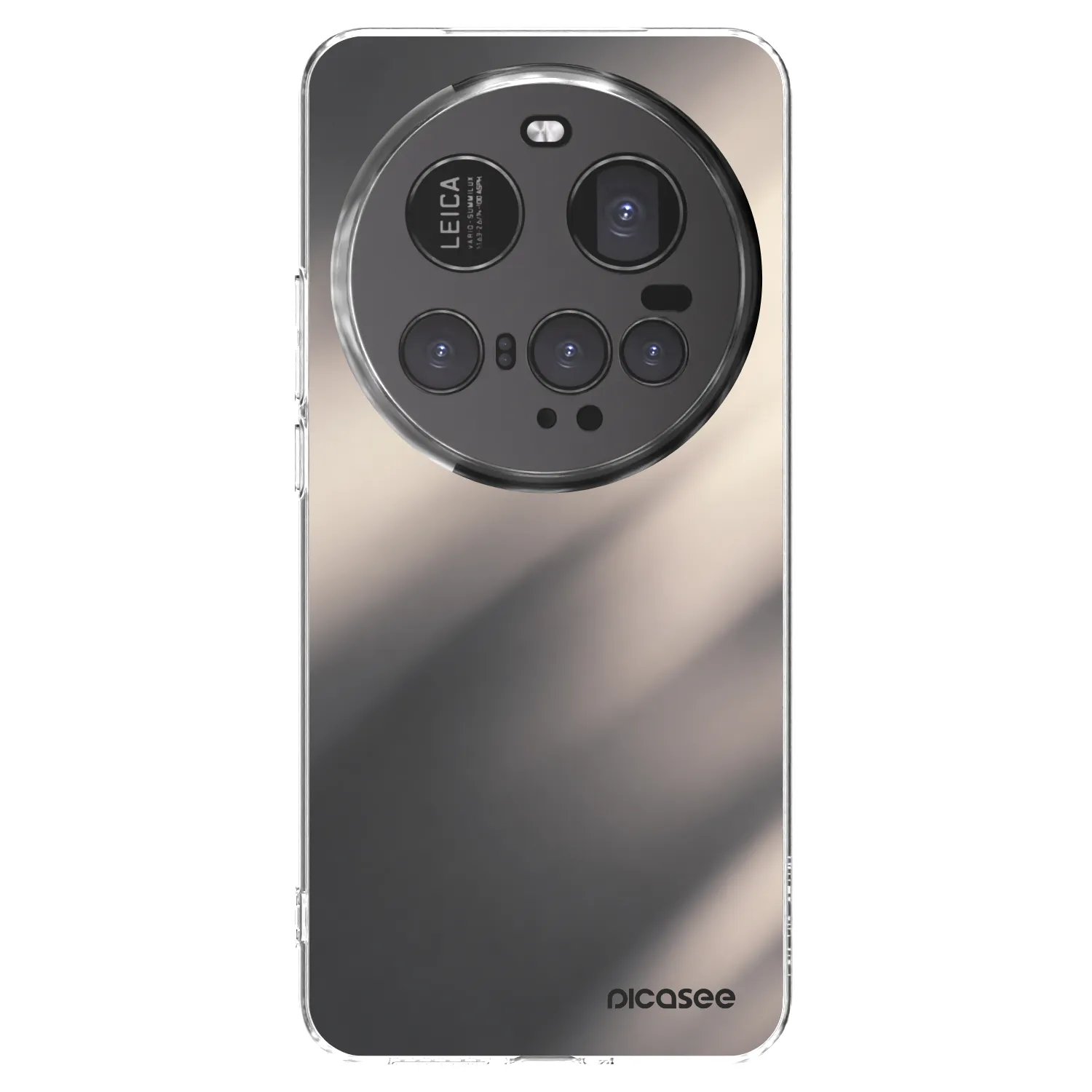 Picasee silikonowe przeźroczyste etui na Xiaomi 15 Ultra - Smoky Beige