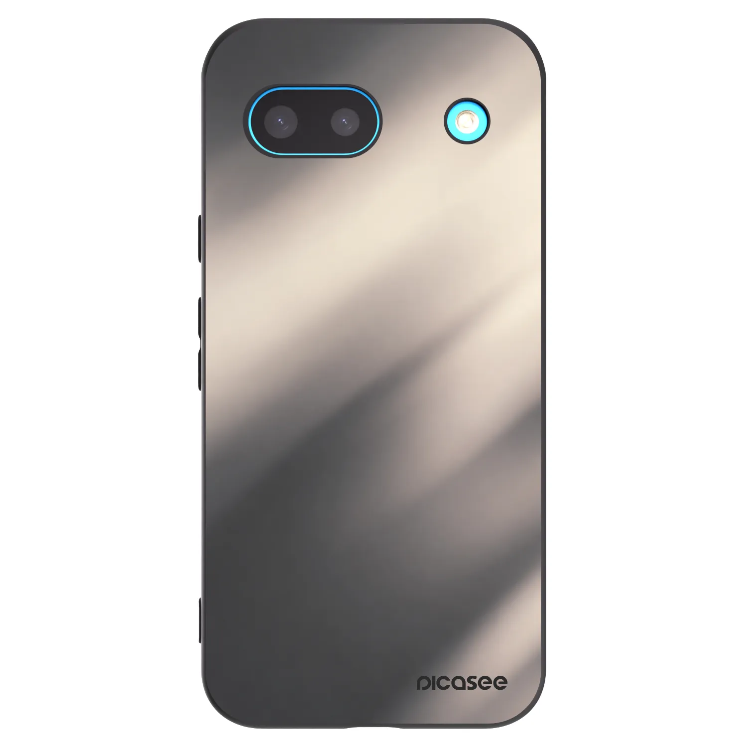 Picasee silikonowe czarne etui na Google Pixel 8a - Smoky Beige