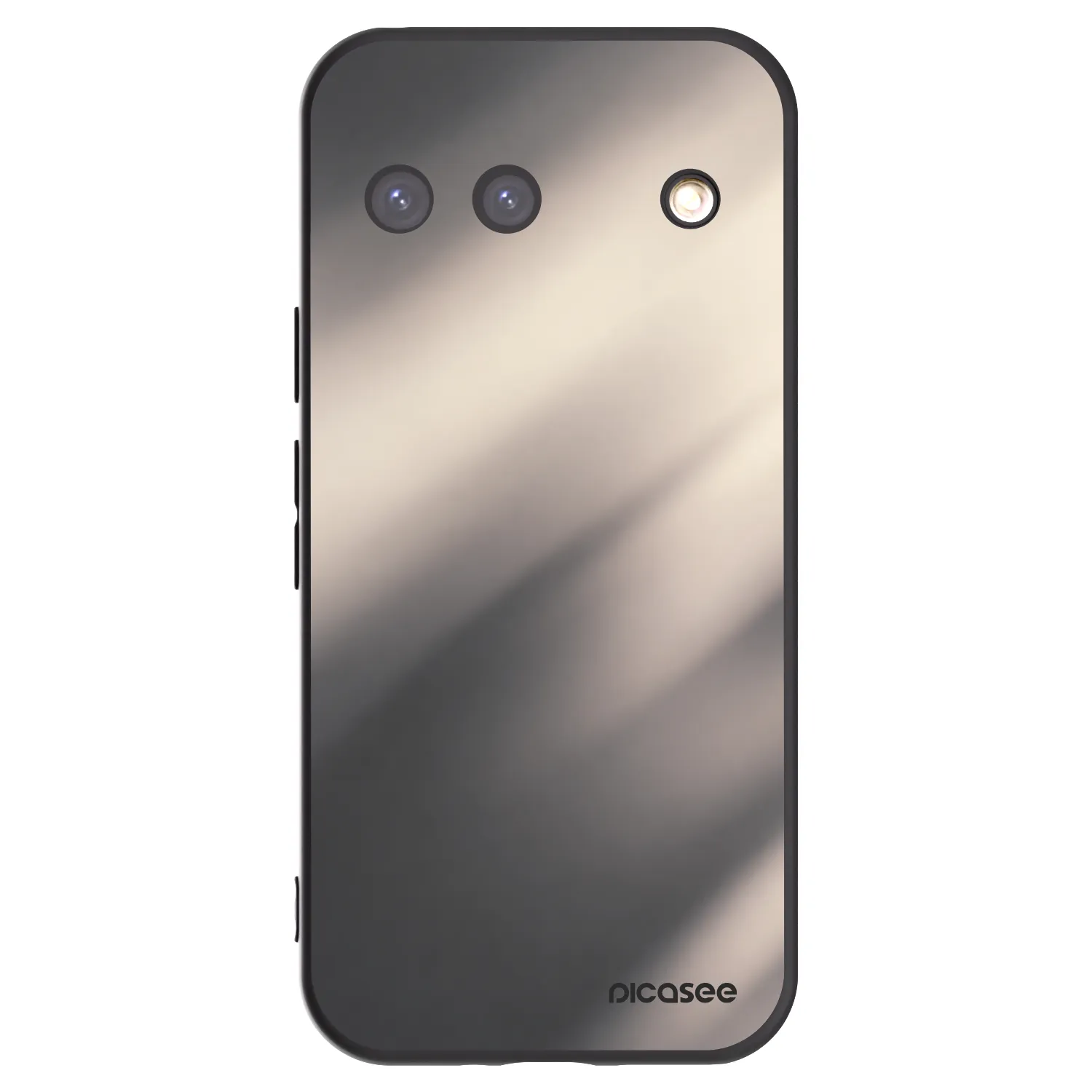 Picasee silikonowe czarne etui na Google Pixel 9 - Smoky Beige
