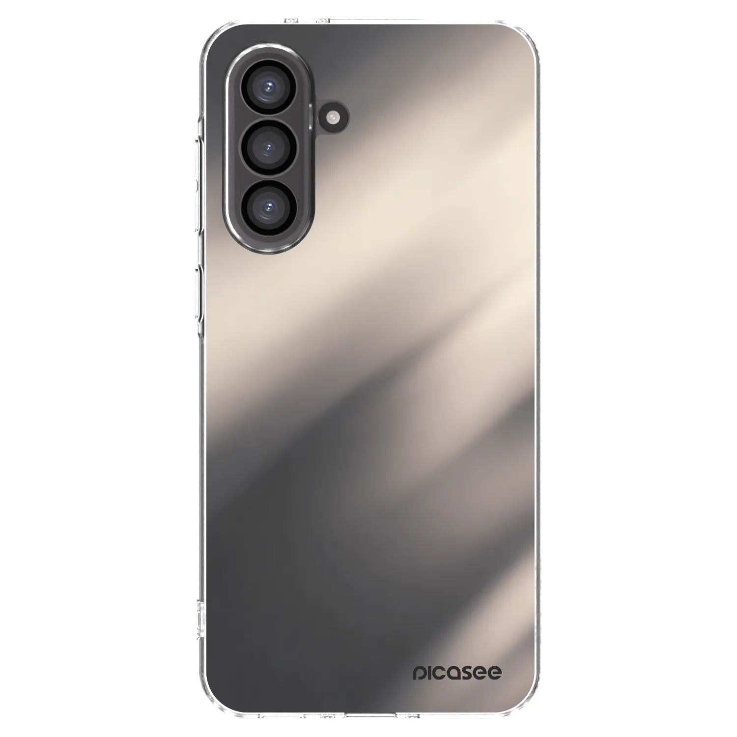 Picasee silikonowe przeźroczyste etui na Samsung Galaxy A36 5G - Smoky Beige