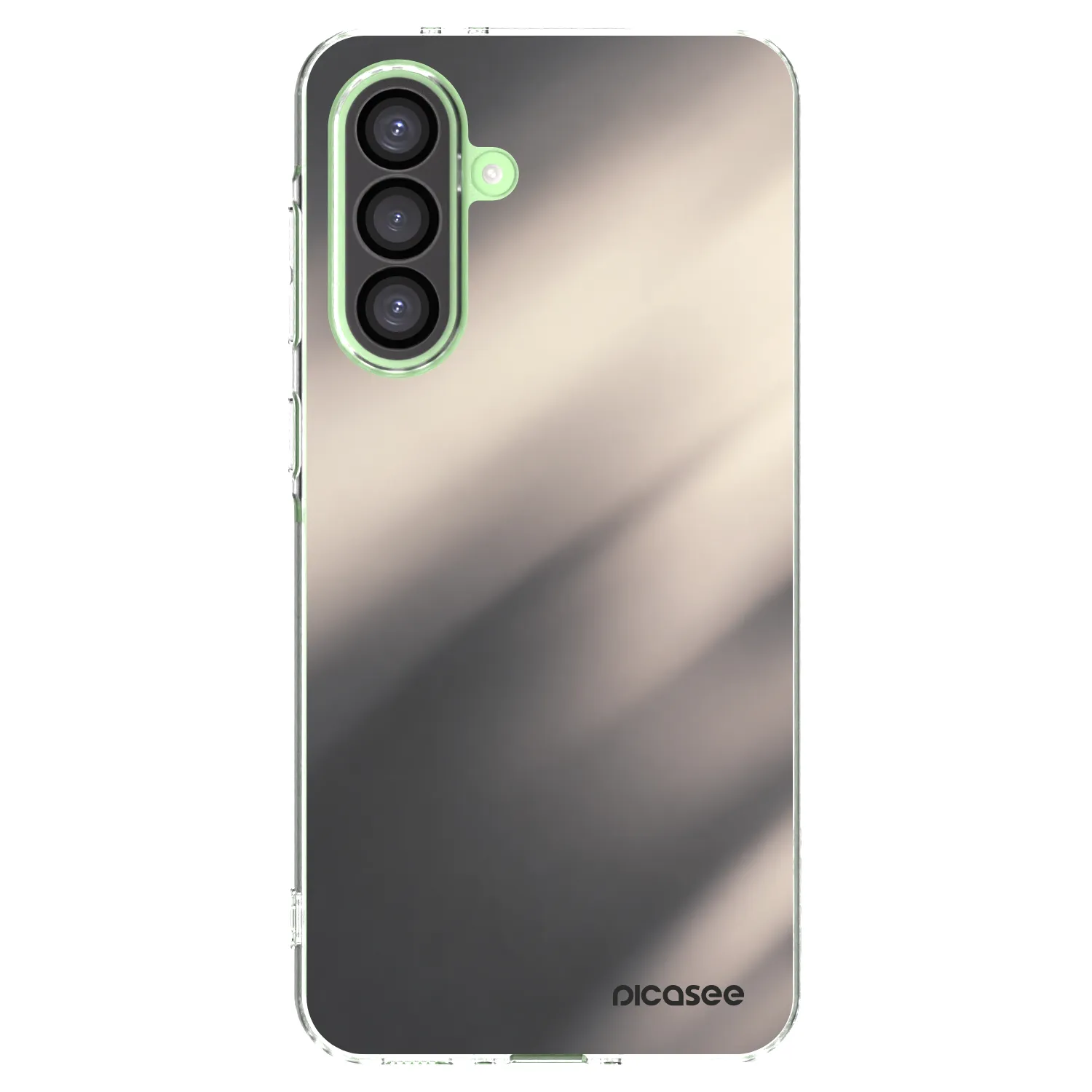 Picasee silikonowe przeźroczyste etui na Samsung Galaxy A26 5G A266B - Smoky Beige