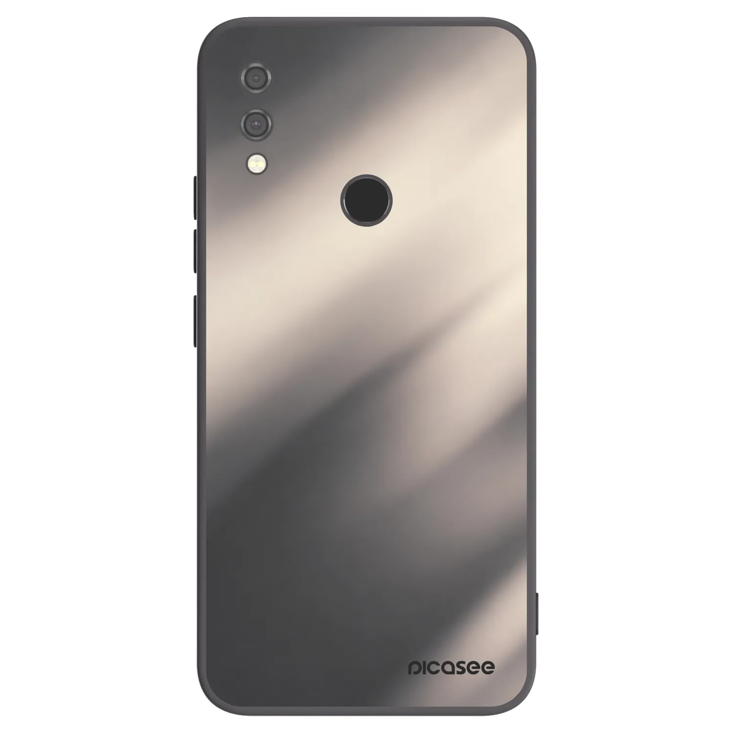 Picasee silikonowe czarne etui na Xiaomi Redmi Note 7 - Smoky Beige