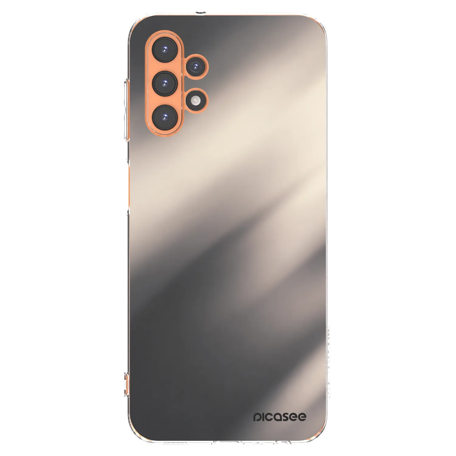 Picasee silikonowe przeźroczyste etui na Samsung Galaxy A13 5G - Smoky Beige