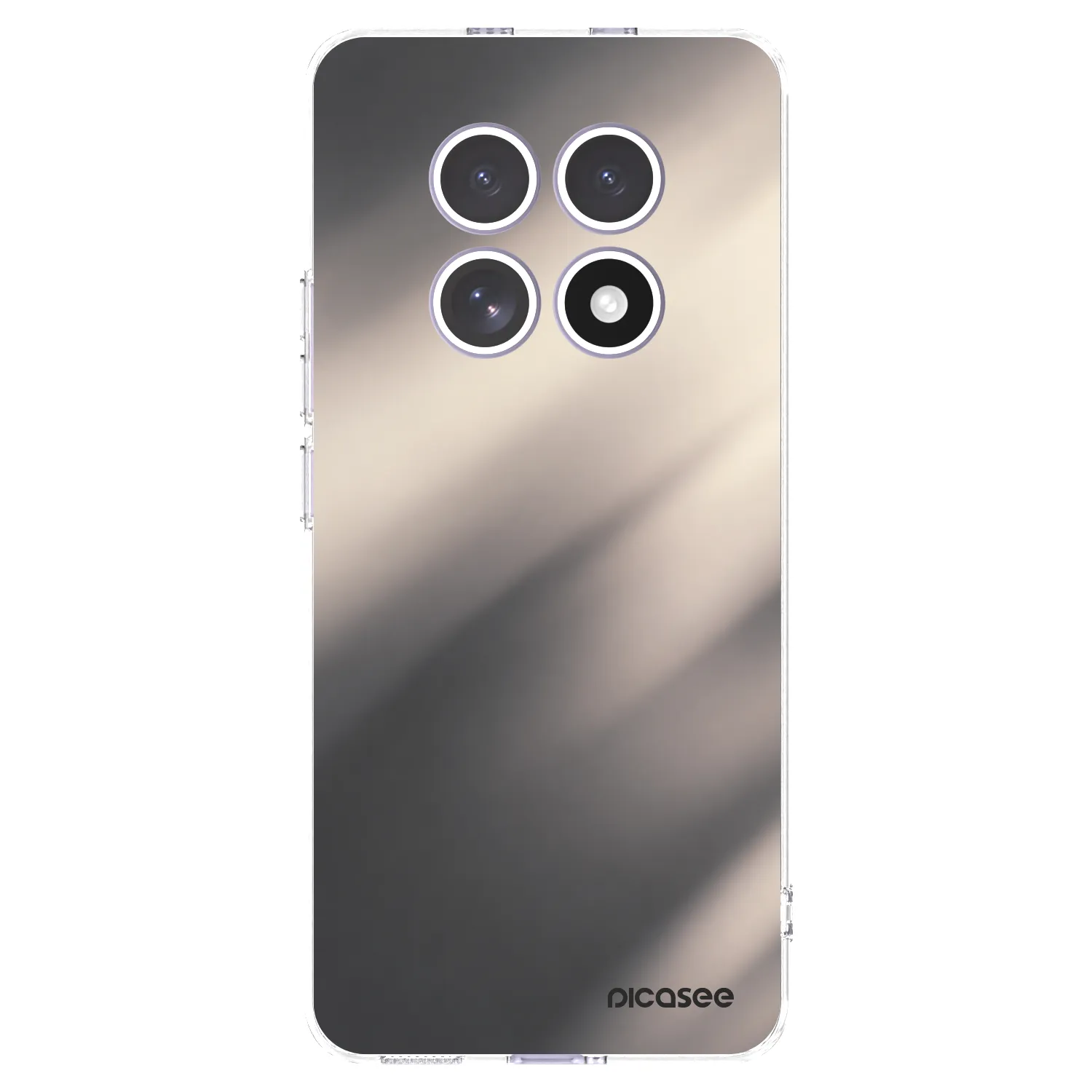 Picasee silikonowe przeźroczyste etui na Xiaomi Redmi Note 15 4G - Smoky Beige