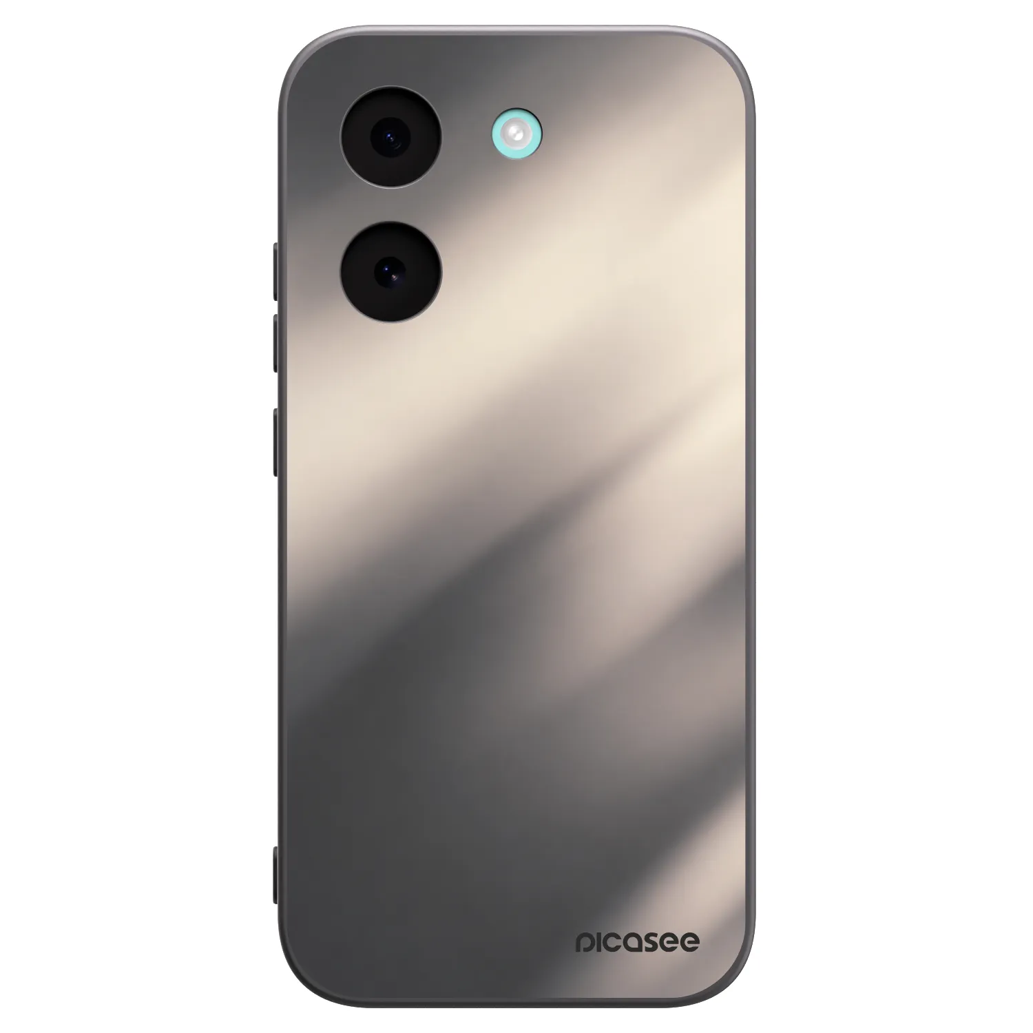 Picasee silikonowe czarne etui na Xiaomi Poco X8 Pro - Smoky Beige