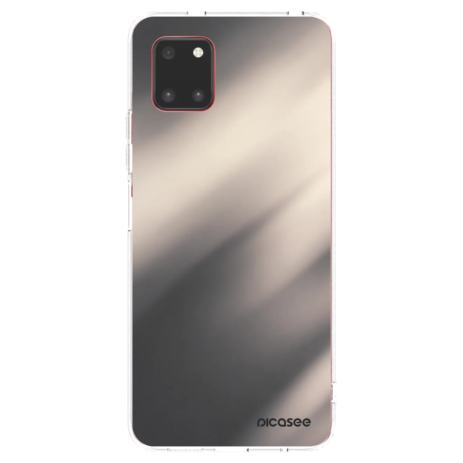 Picasee silikonowe przeźroczyste etui na Samsung Galaxy Note 10 Lite N770F - Smoky Beige