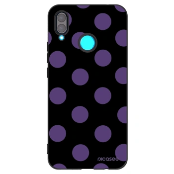 Picasee silikonowe czarne etui na Huawei Nova 3 - Big flickers