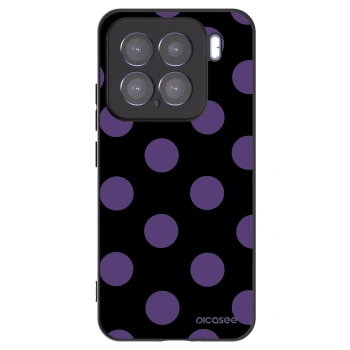 Picasee silikonowe czarne etui na Xiaomi 15 - Big flickers