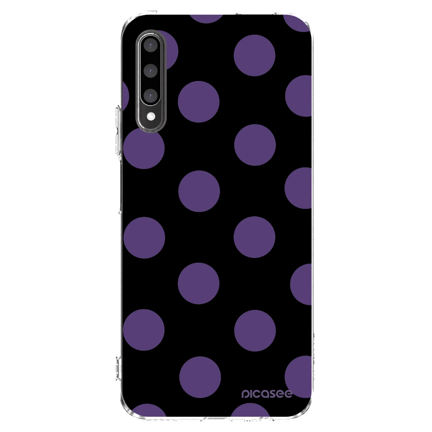Picasee silikonowe przeźroczyste etui na Honor 9X Pro - Big flickers