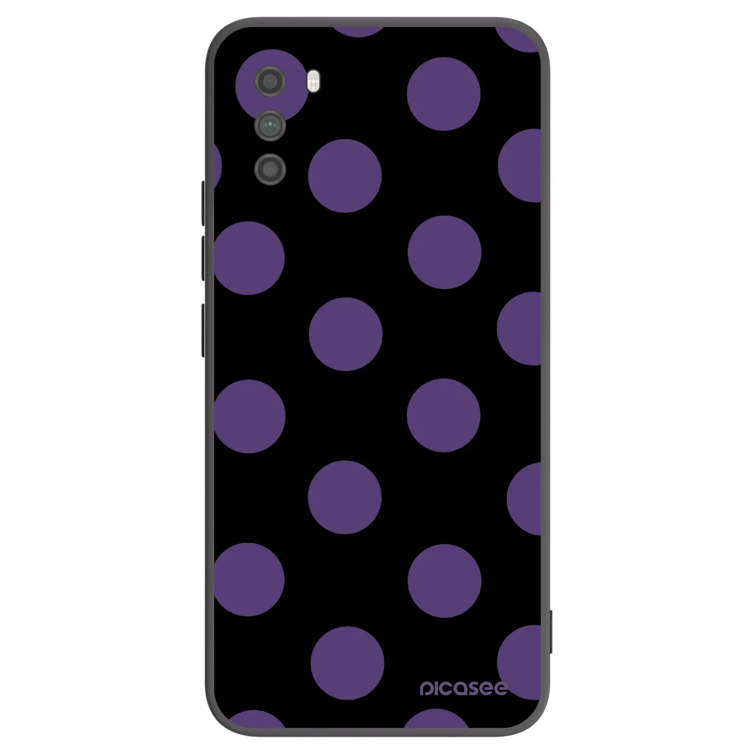 Picasee silikonowe czarne etui na Xiaomi Poco M3 - Big flickers