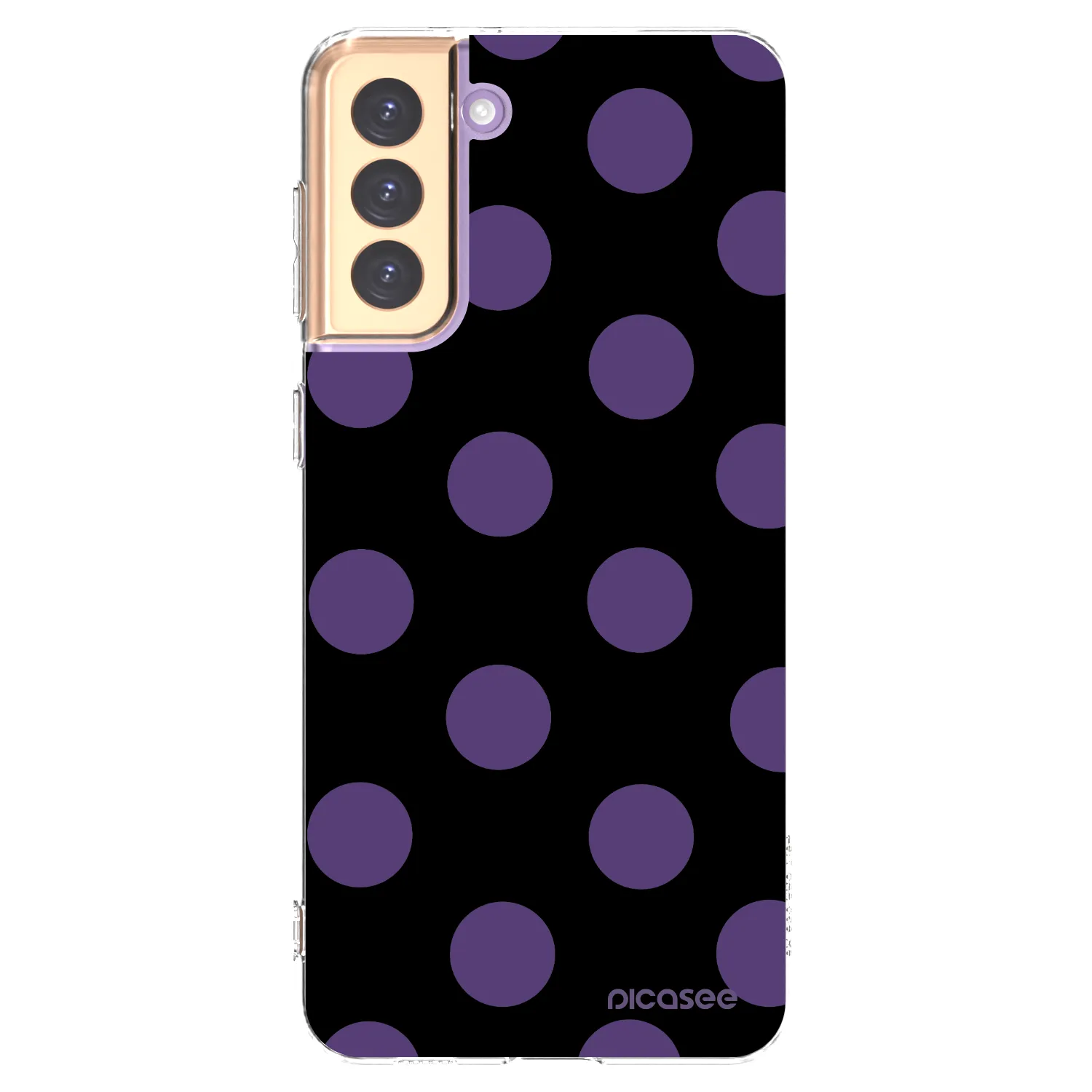 Picasee silikonowe przeźroczyste etui na Samsung Galaxy S21+ 5G G996F - Big flickers