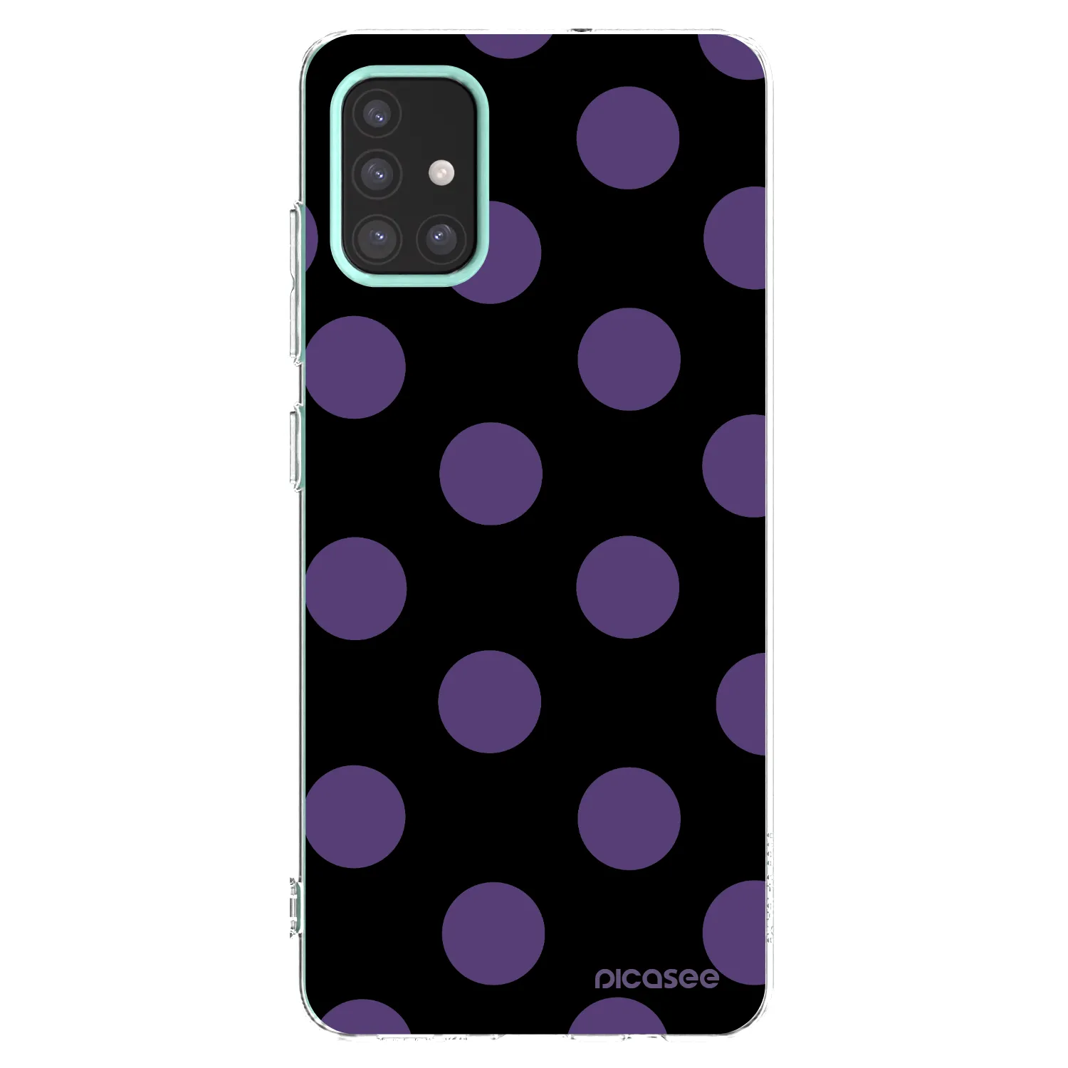 Picasee silikonowe przeźroczyste etui na Samsung Galaxy M31s - Big flickers