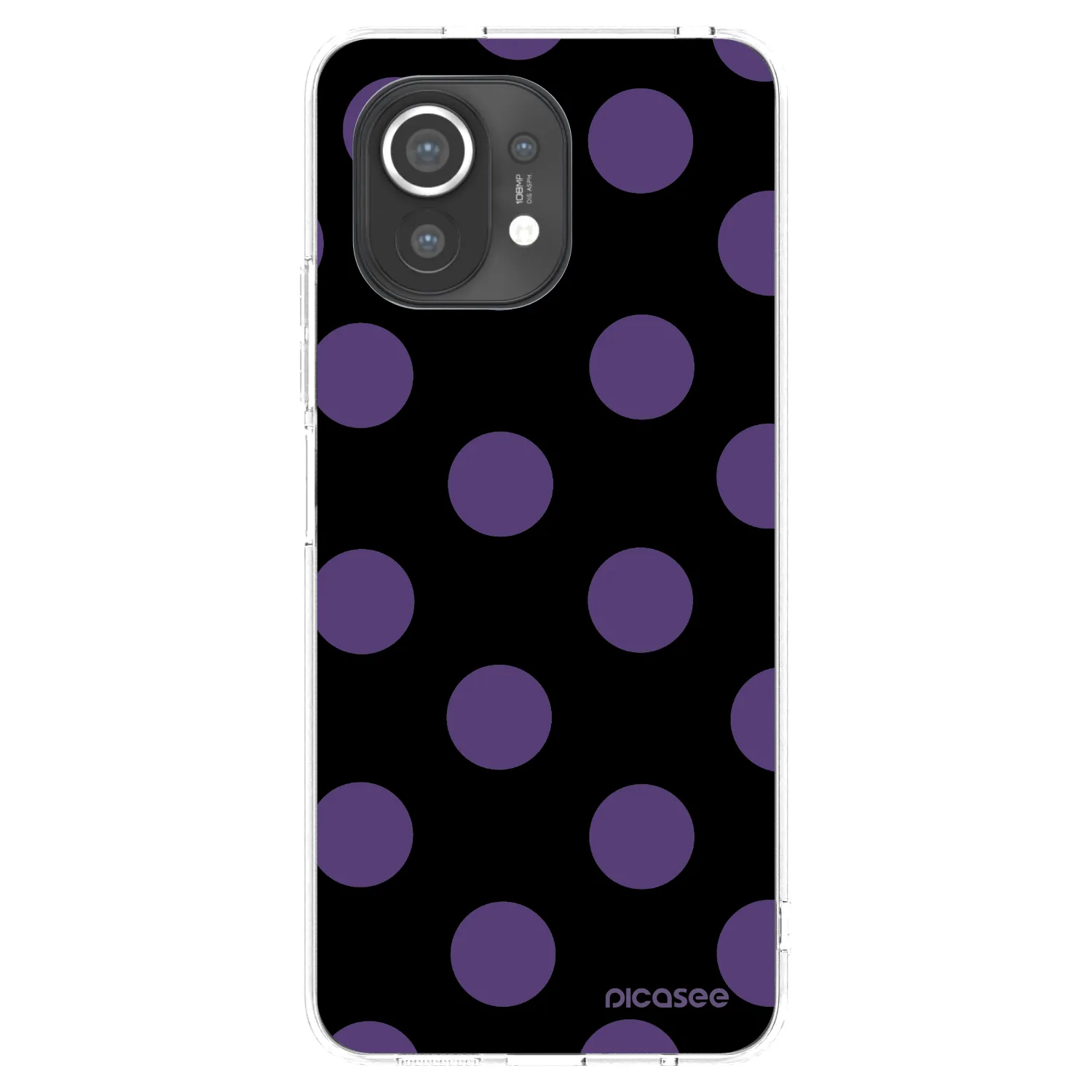 Picasee silikonowe przeźroczyste etui na Xiaomi Mi 11 - Big flickers