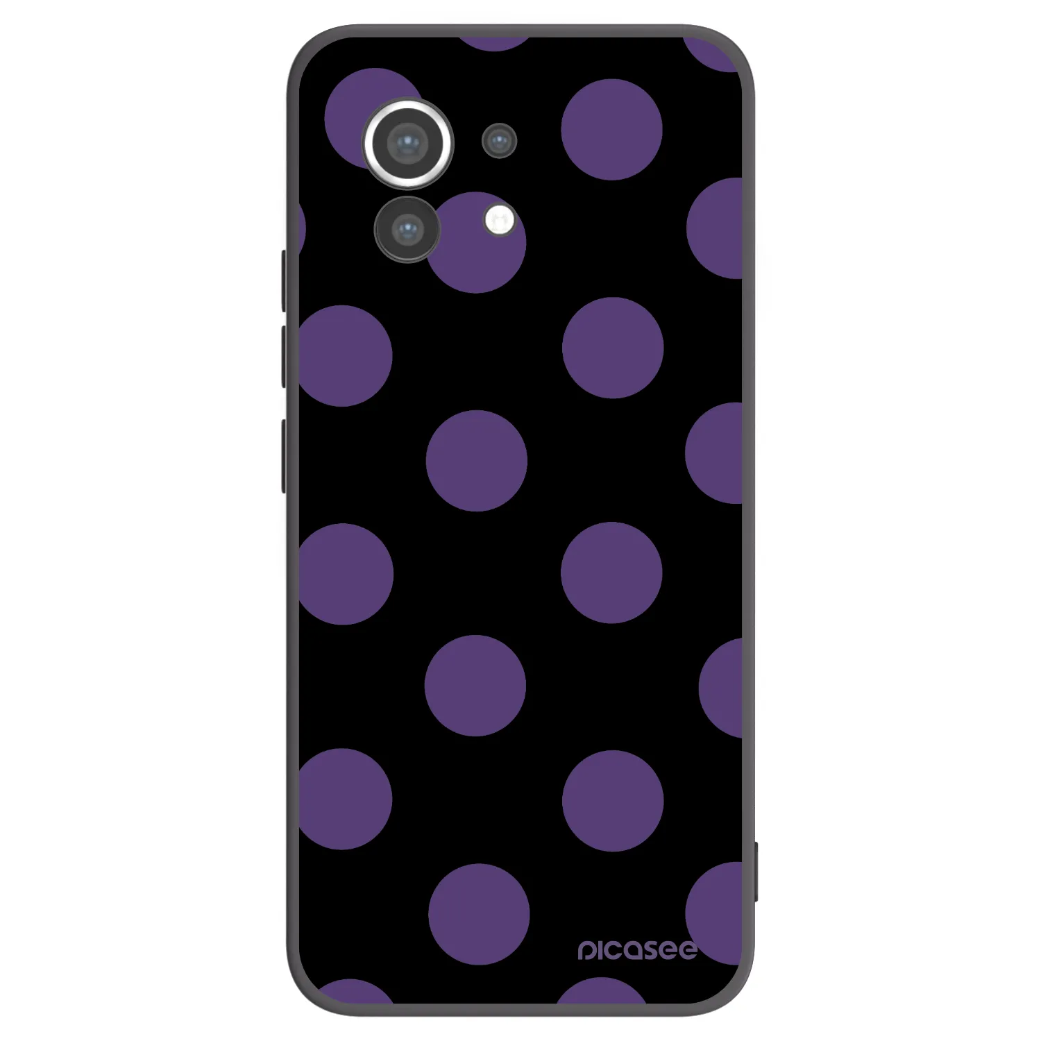 Picasee silikonowe czarne etui na Xiaomi Mi 11 - Big flickers