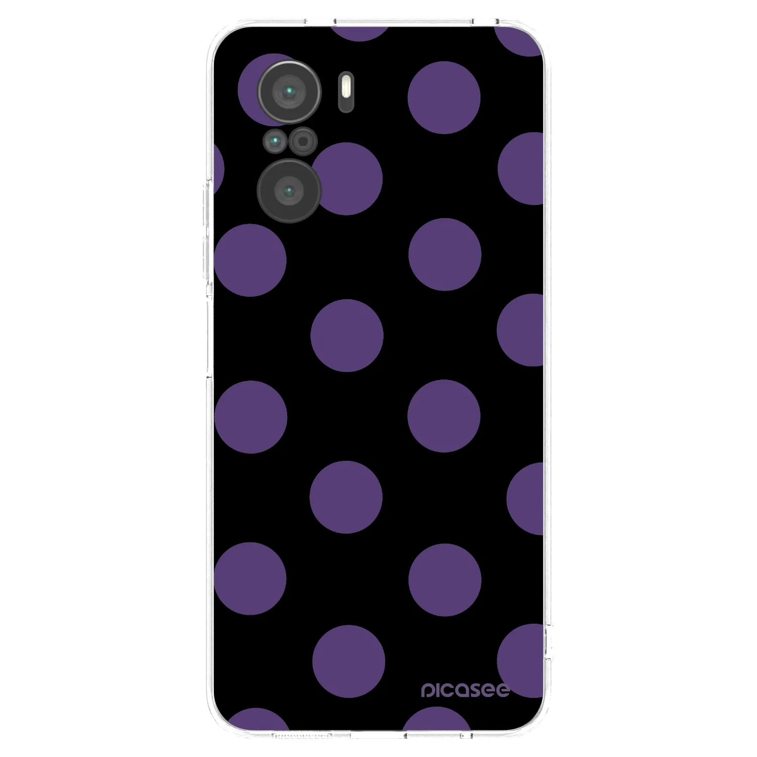 Picasee silikonowe przeźroczyste etui na Xiaomi Poco F3 - Big flickers