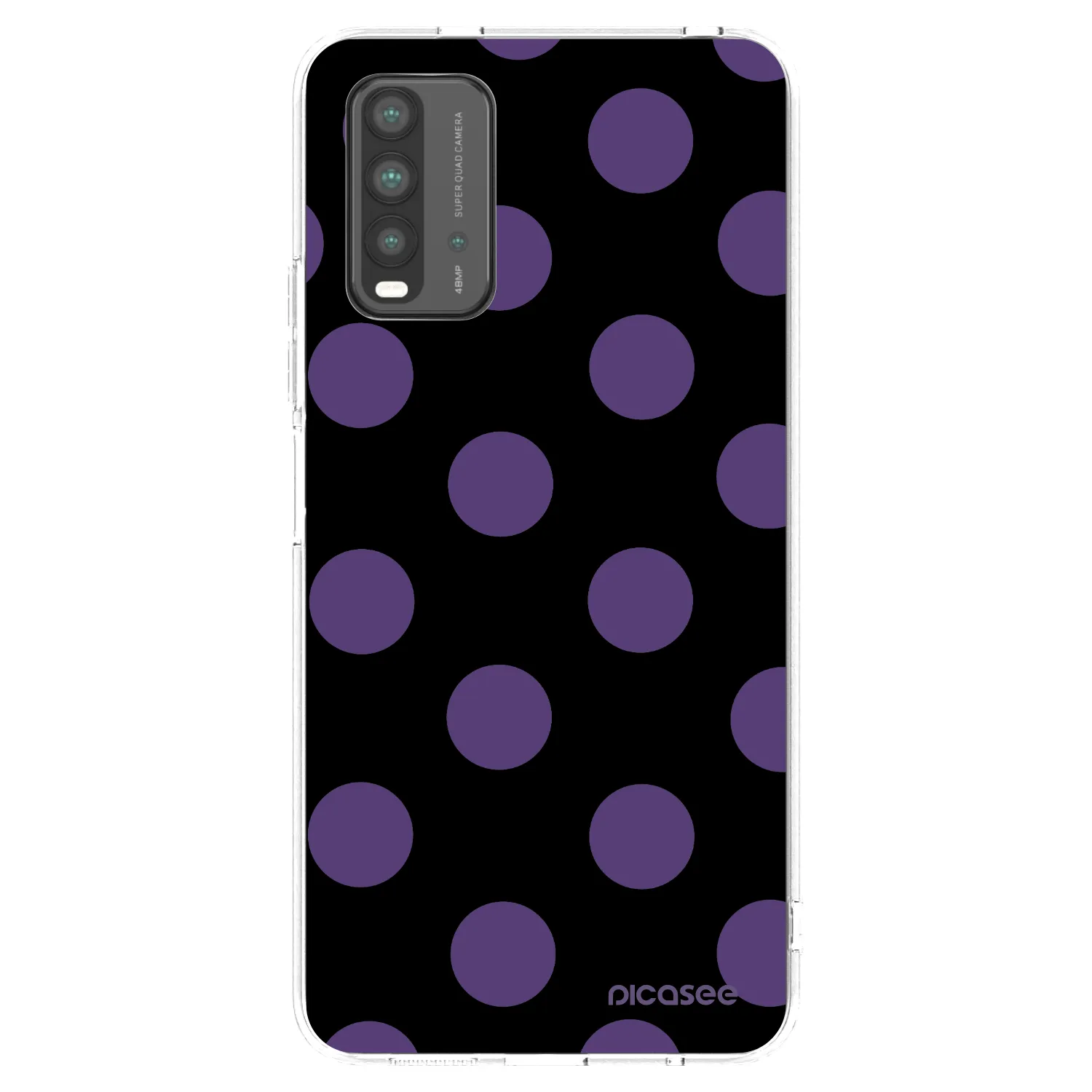 Picasee silikonowe przeźroczyste etui na Xiaomi Redmi 9T - Big flickers