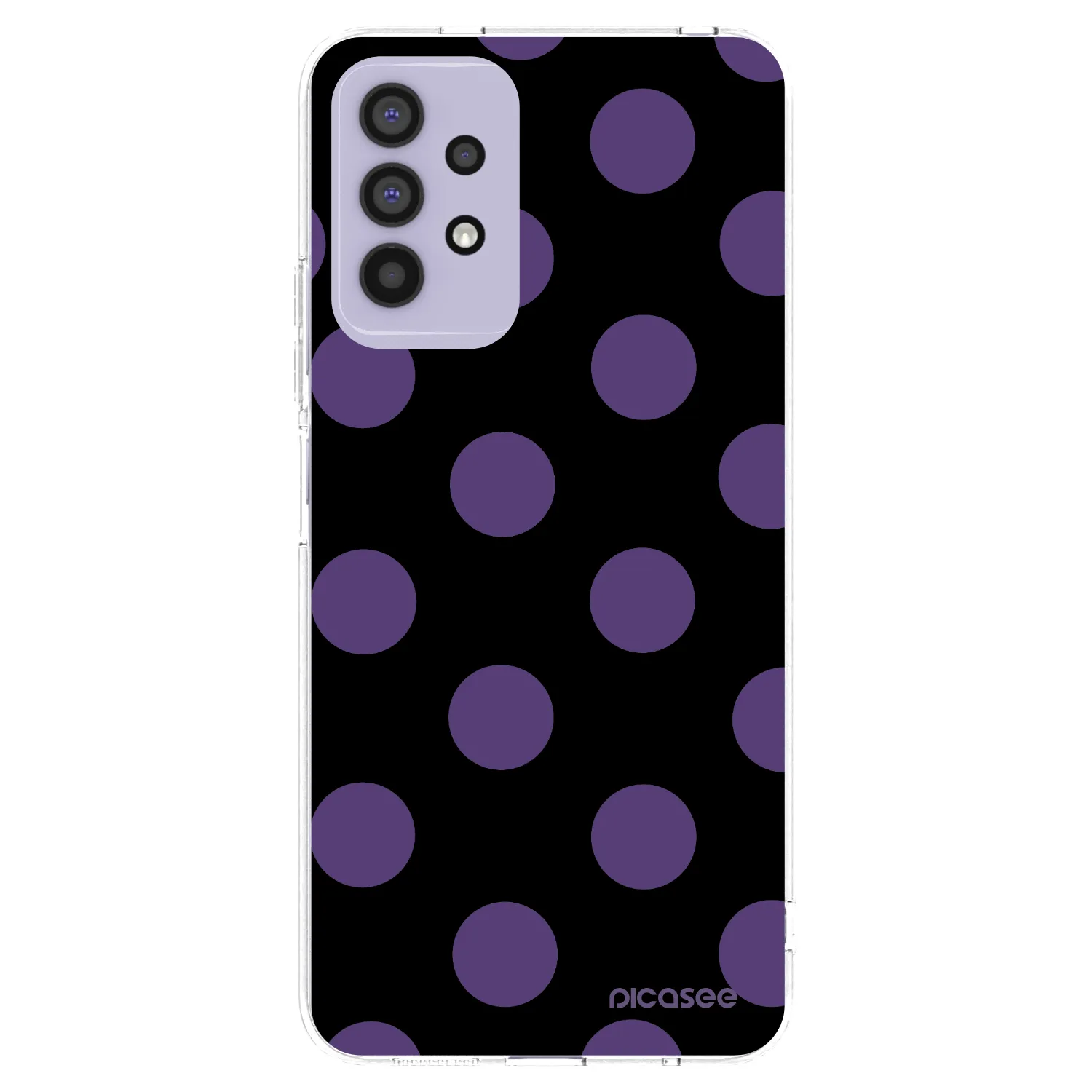Picasee silikonowe przeźroczyste etui na Samsung Galaxy A32 4G SM-A325F - Big flickers