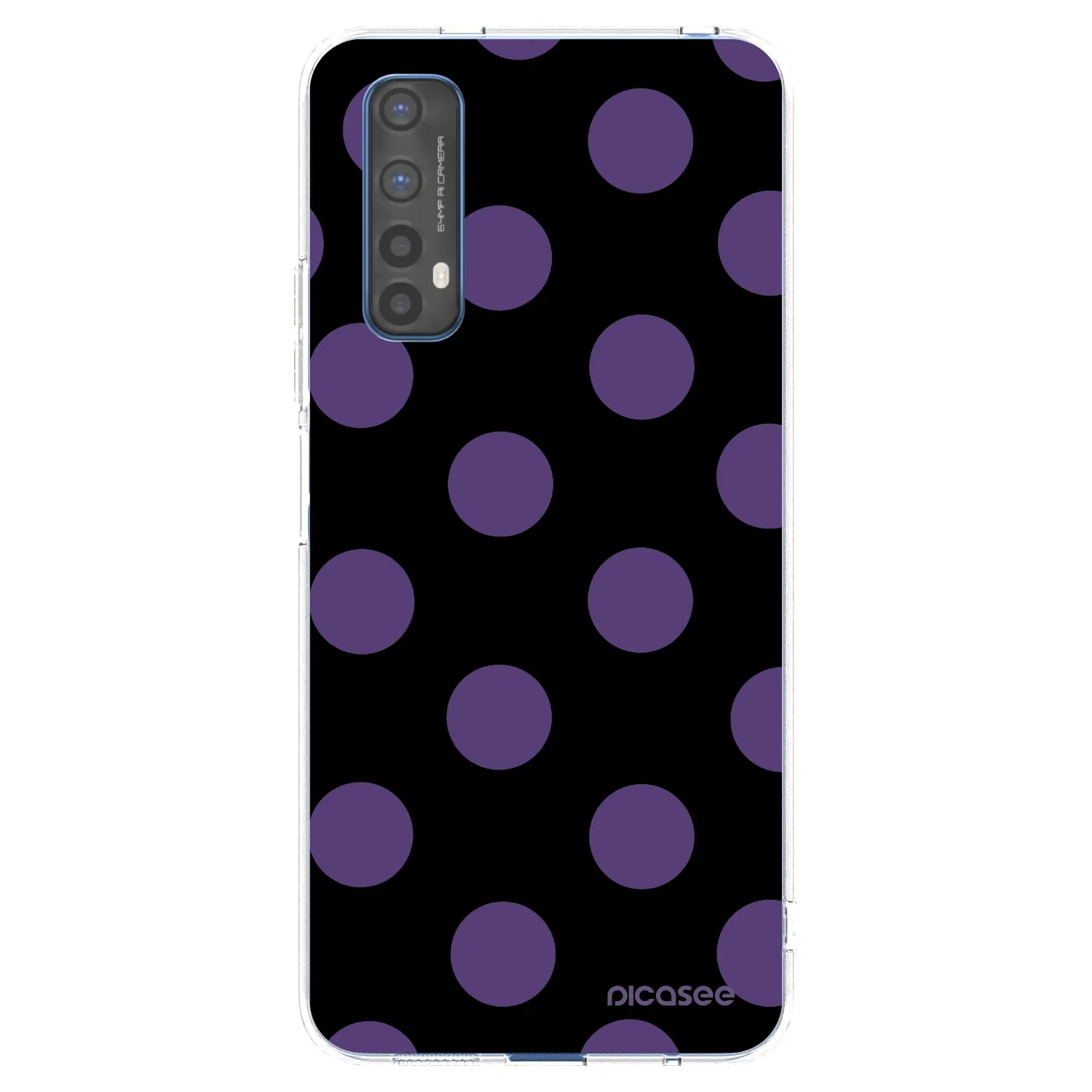 Picasee silikonowe przeźroczyste etui na Realme 7 - Big flickers