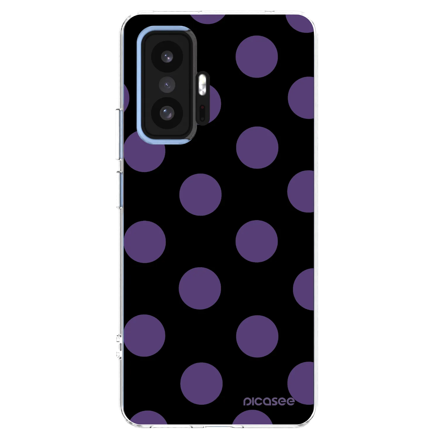 Picasee silikonowe przeźroczyste etui na Xiaomi 11T - Big flickers