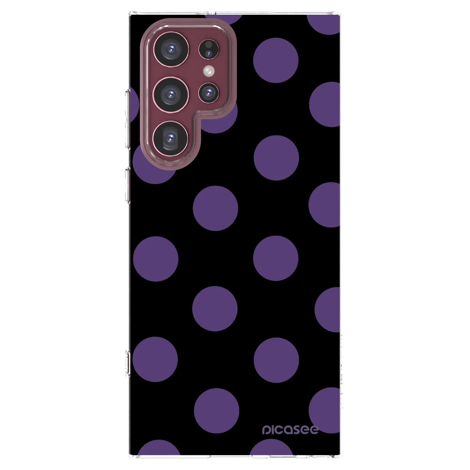 Picasee silikonowe przeźroczyste etui na Samsung Galaxy S22 Ultra 5G - Big flickers