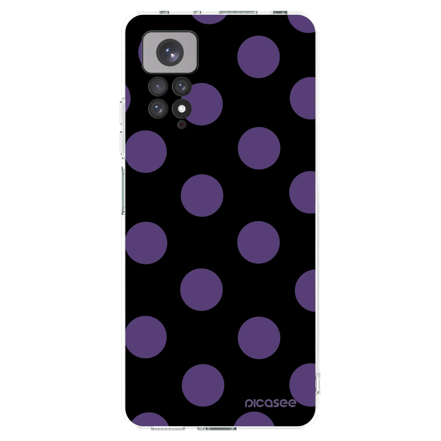 Picasee silikonowe przeźroczyste etui na Xiaomi Redmi Note 11S 4G - Big flickers