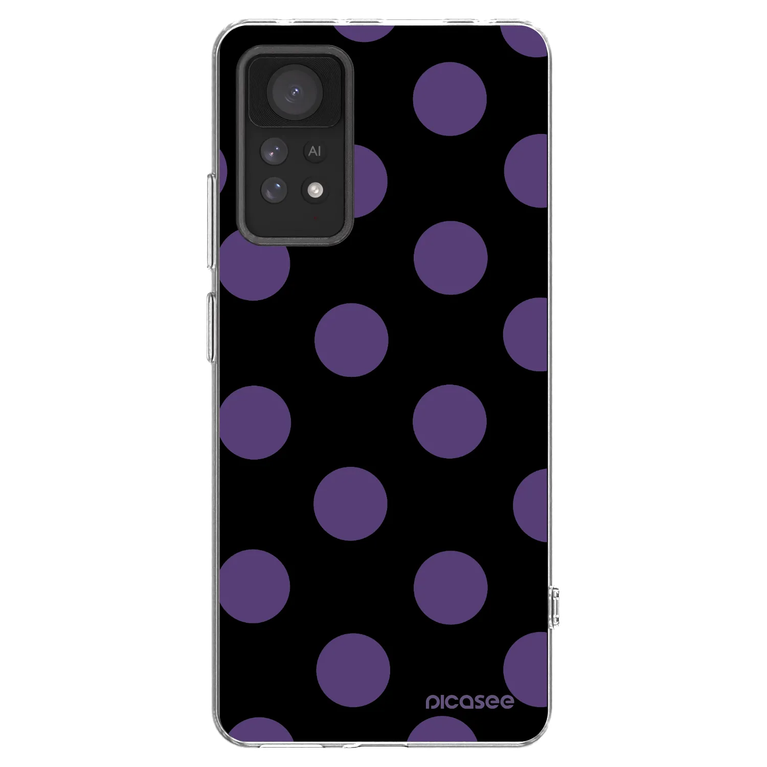 Picasee silikonowe przeźroczyste etui na Xiaomi Redmi Note 11 Pro 5G - Big flickers