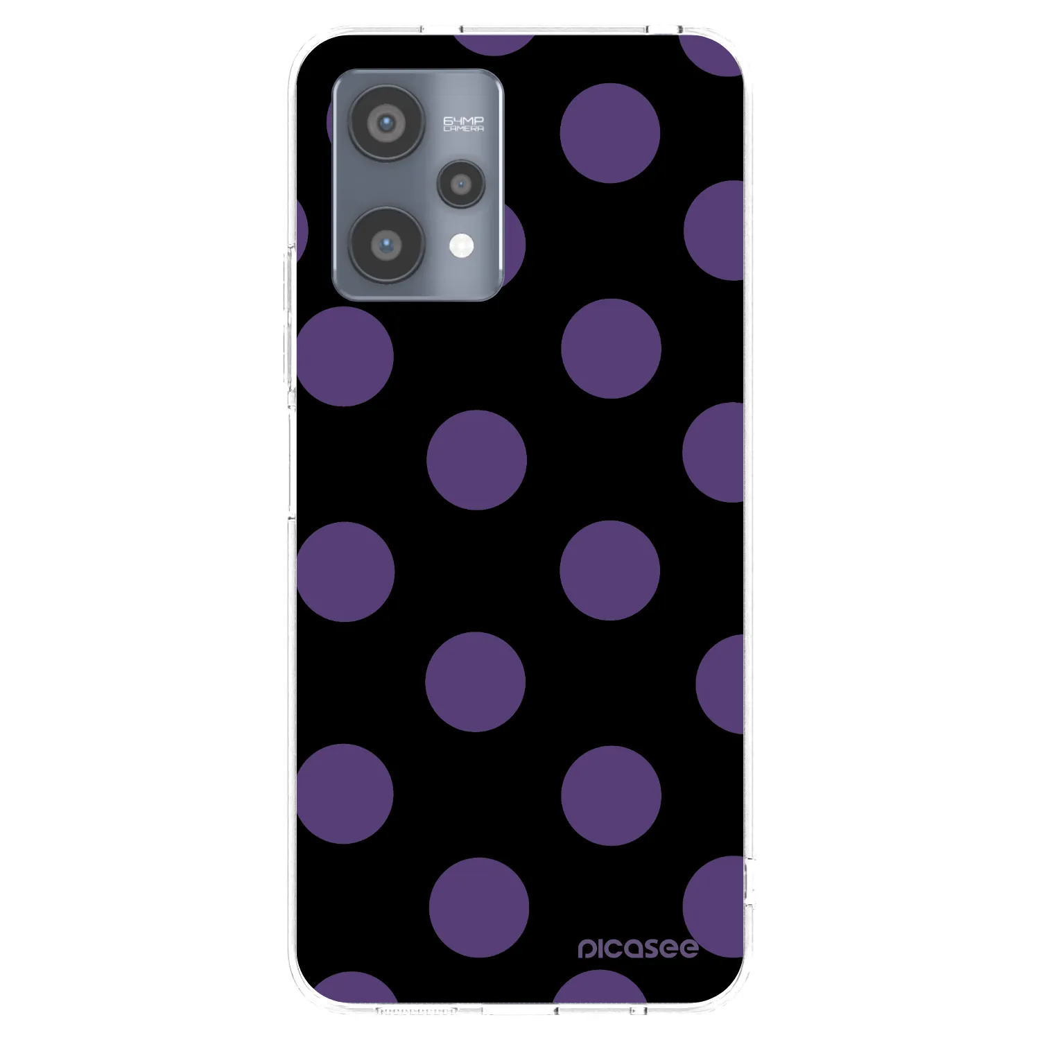 Picasee silikonowe przeźroczyste etui na Realme 9 Pro 5G - Big flickers
