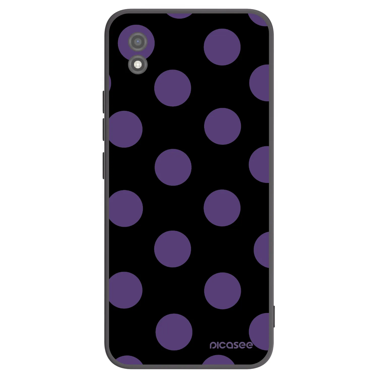 Picasee silikonowe czarne etui na Realme C11 (2021) - Big flickers